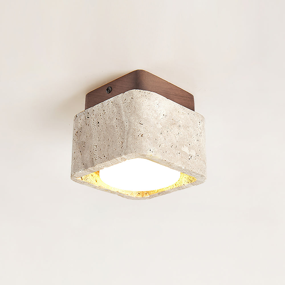 Ritta Ceiling Light Organic Rounded - Letslighting