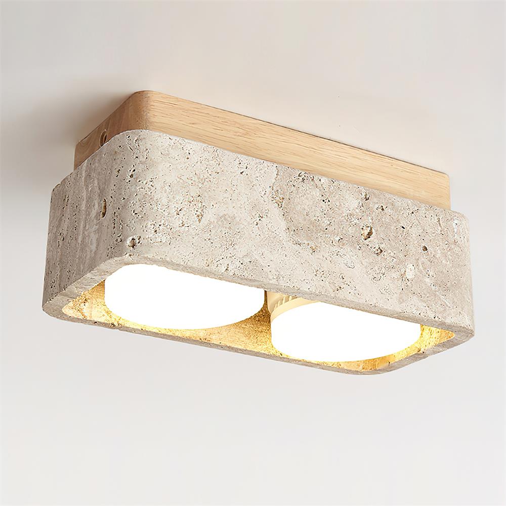 Ritta Ceiling Light Organic Rounded - Letslighting