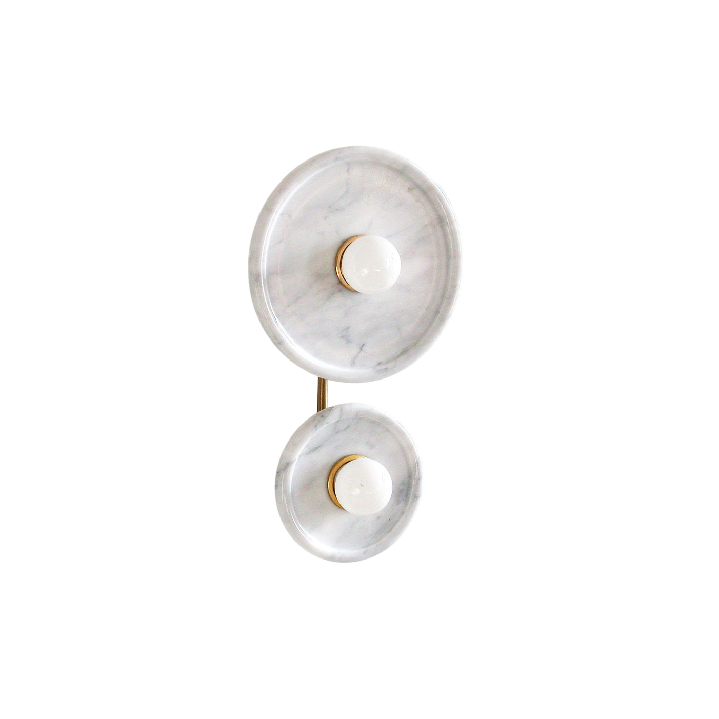 Flume Individual Creativity Metal Marble Wall Lamp - Lamp Copper