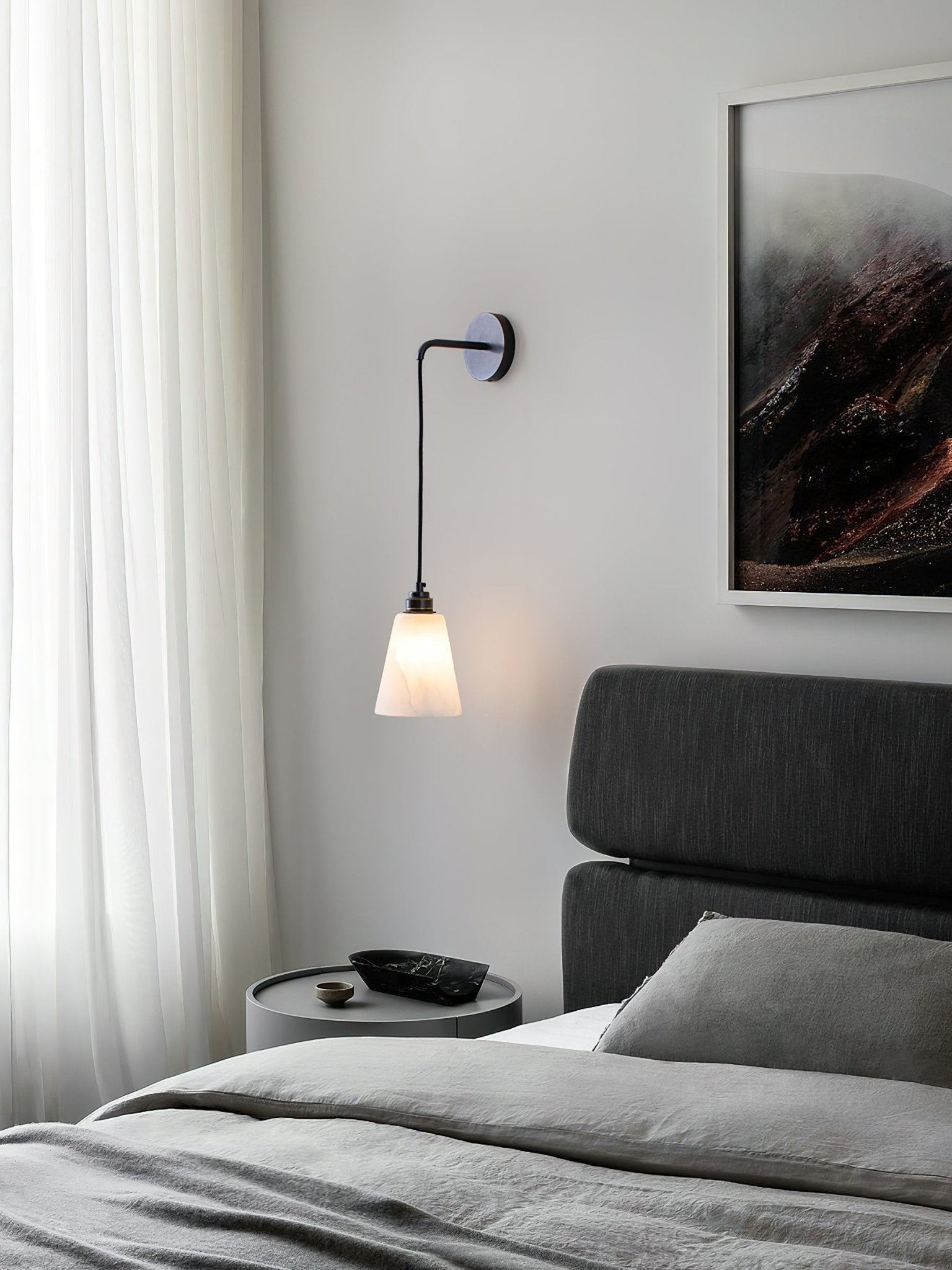 Alba Alabaster Wall Pendant Light - Neutralighting