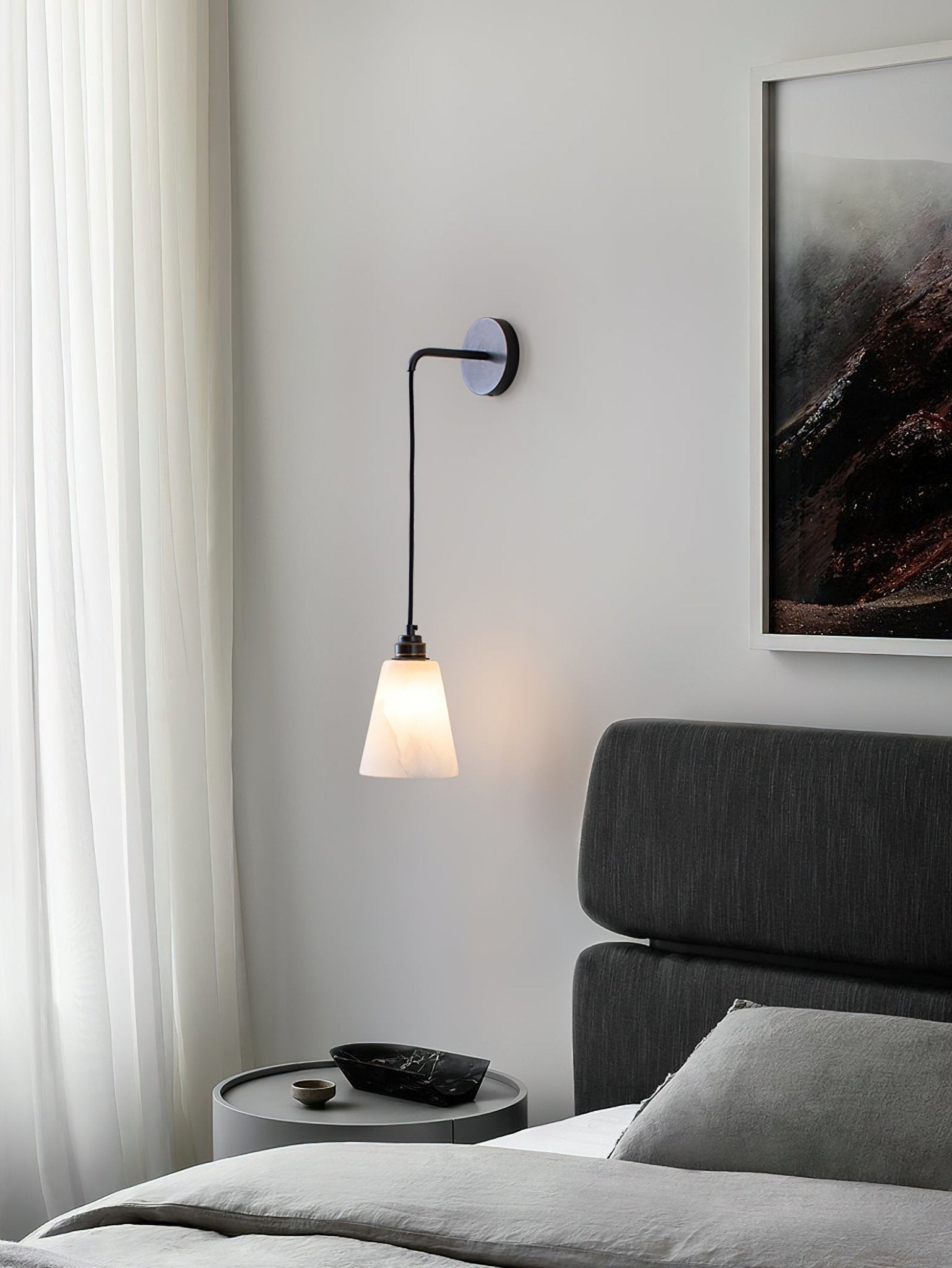 Alba Alabaster Wall Pendant Light - Neutralighting