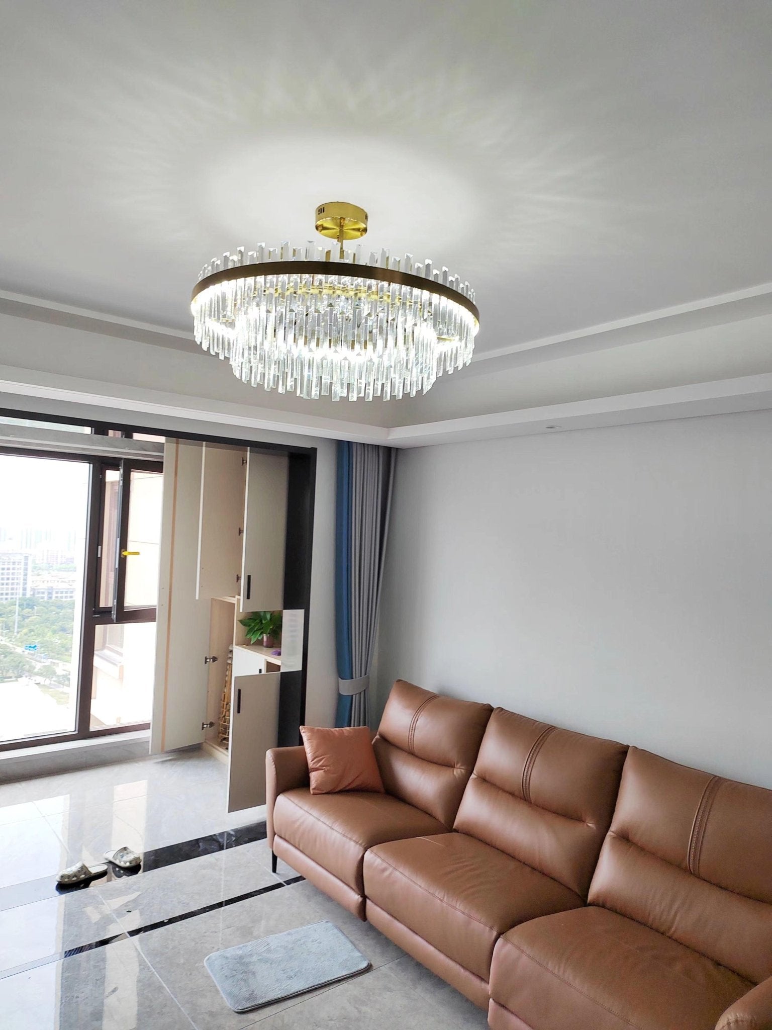 Drum Glass Chandelier - Blowlighting