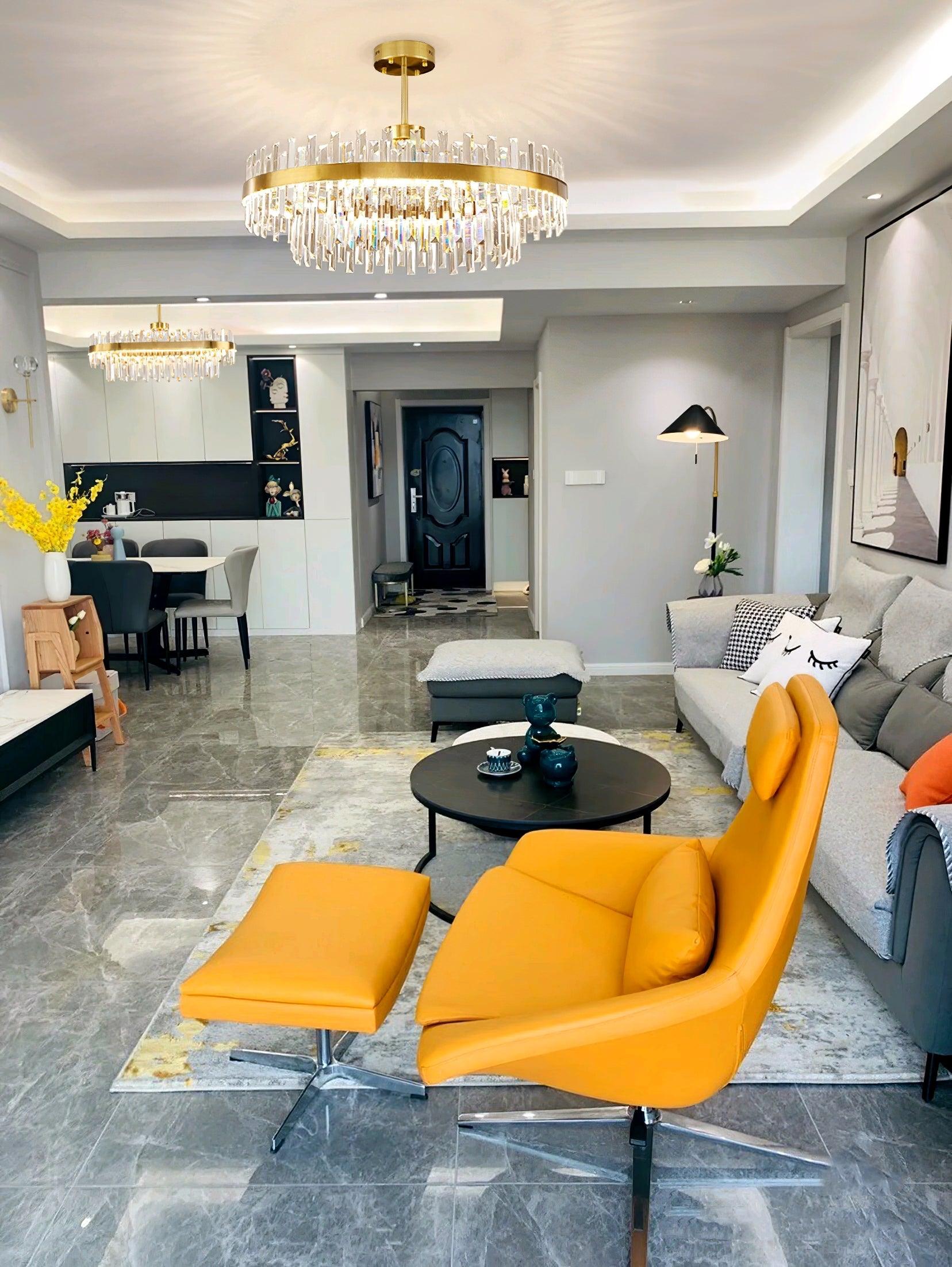 Drum Glass Chandelier - Blowlighting