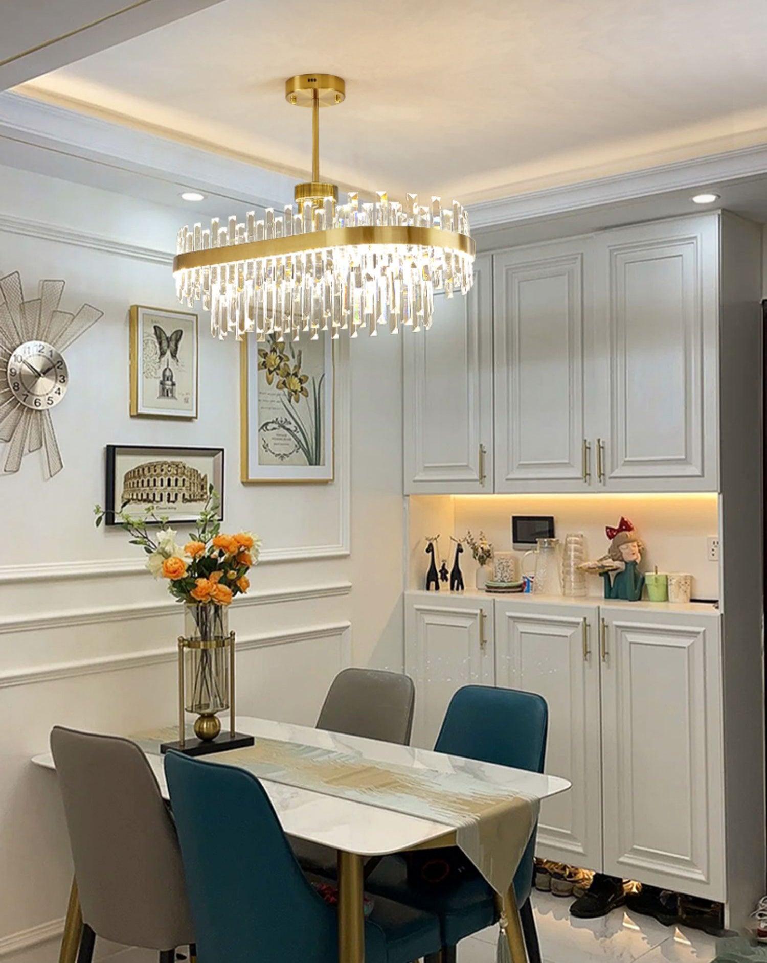 Drum Glass Chandelier - Blowlighting