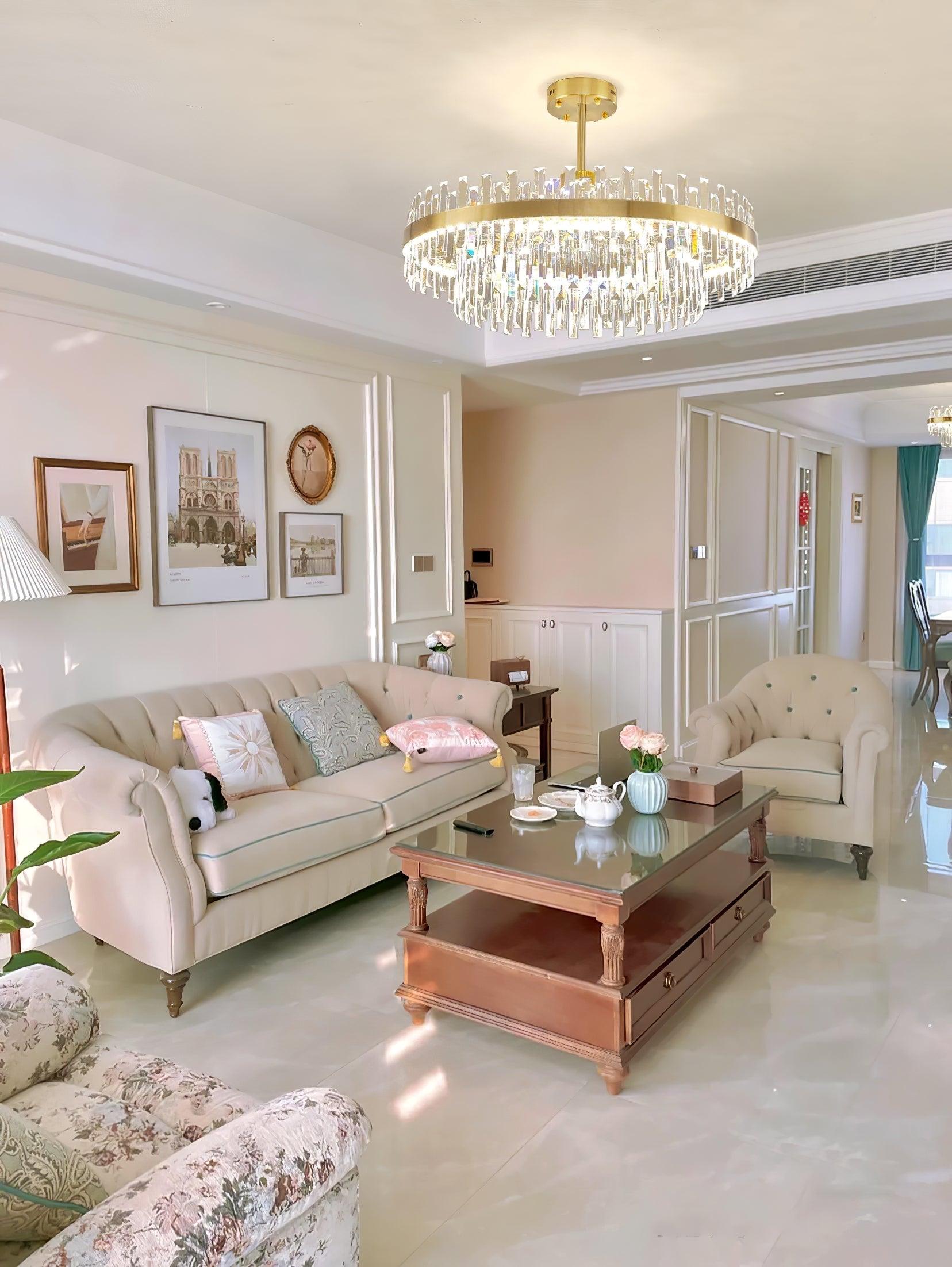 Drum Glass Chandelier - Blowlighting