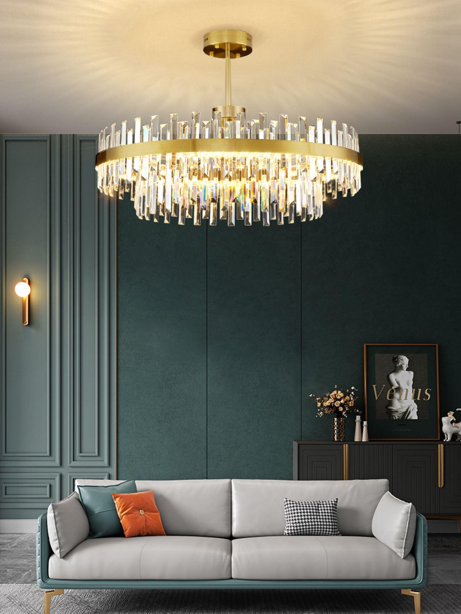 Drum Glass Chandelier - Blowlighting