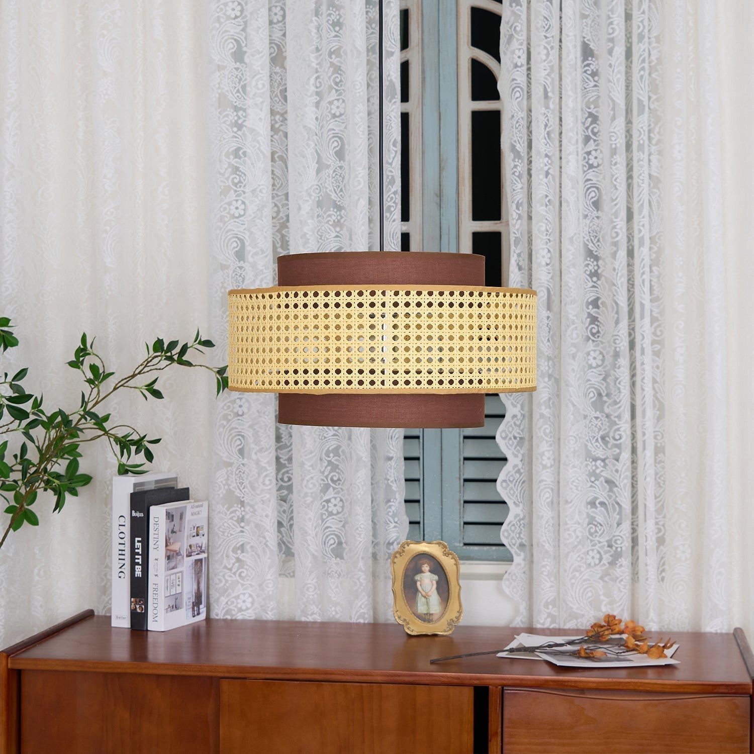 Drum Shade Pendant Light - Blowlighting