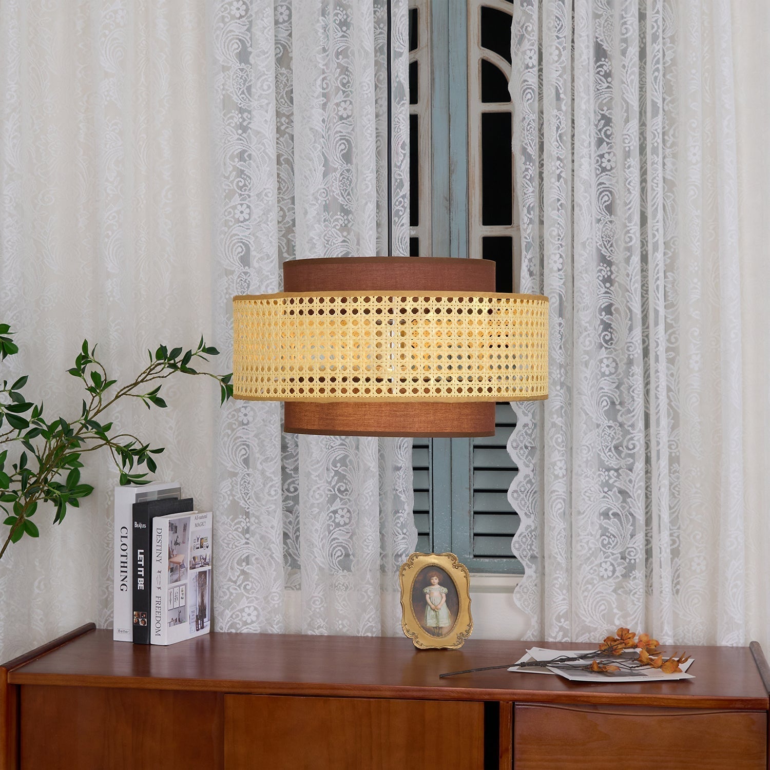 Drum Shade Pendant Light - Blowlighting