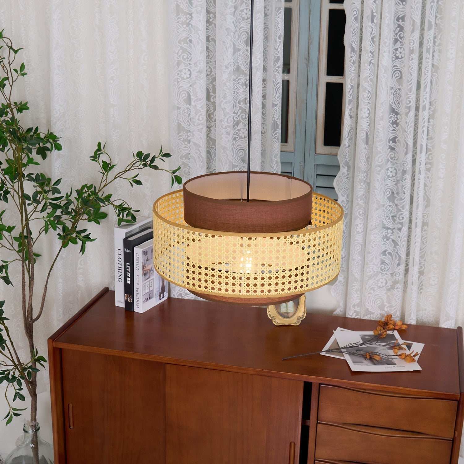 Drum Shade Pendant Light - Blowlighting