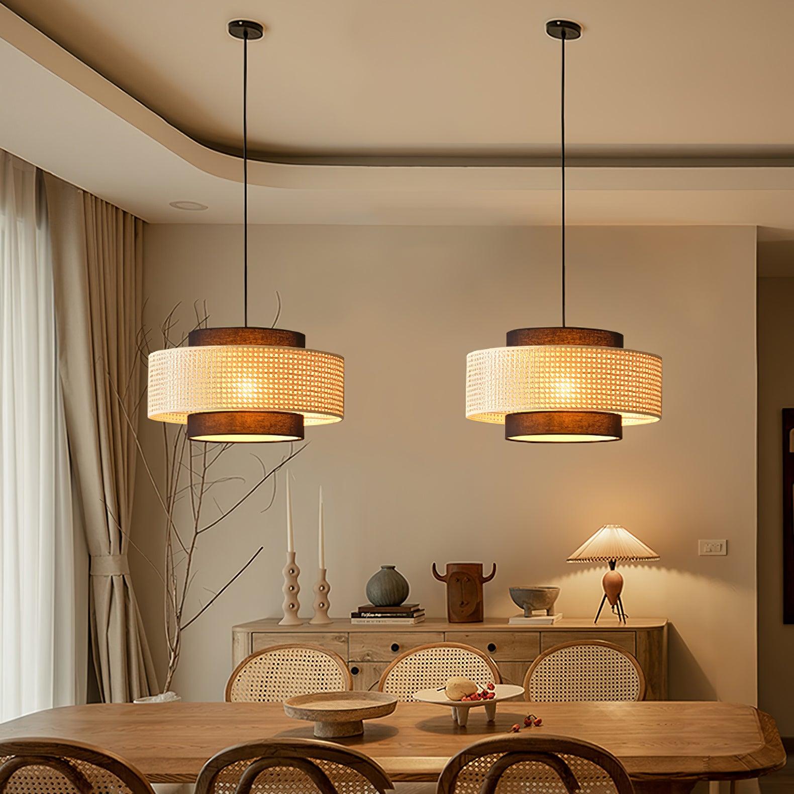 Drum Shade Pendant Light - Blowlighting