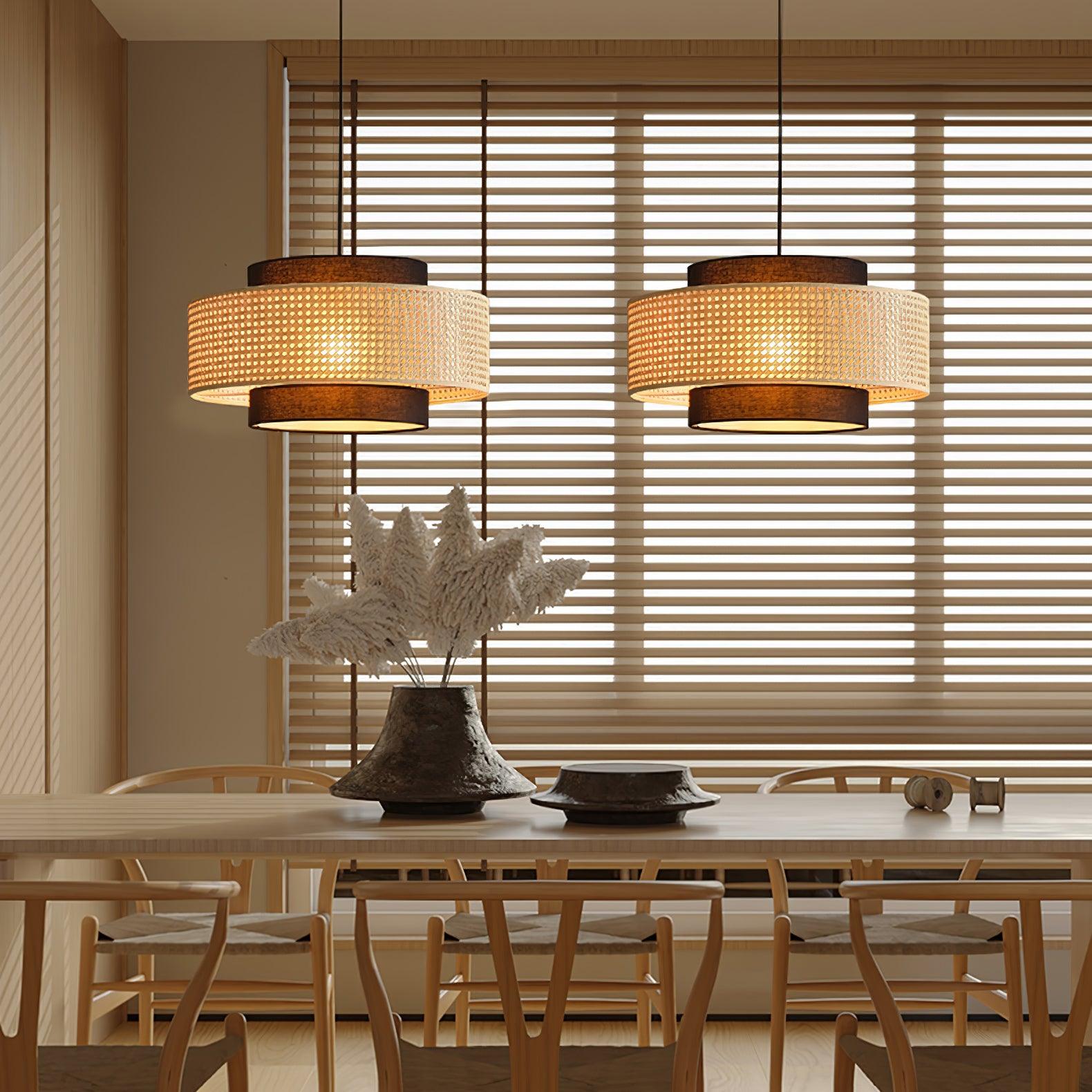 Drum Shade Pendant Light - Blowlighting