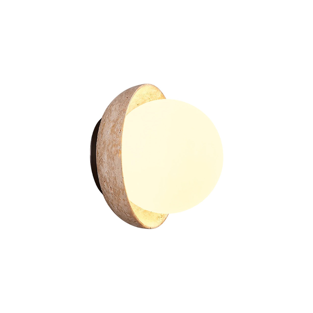 Weave Modern Minimalist Metal Glass Wall Lamp - Lamp Copper