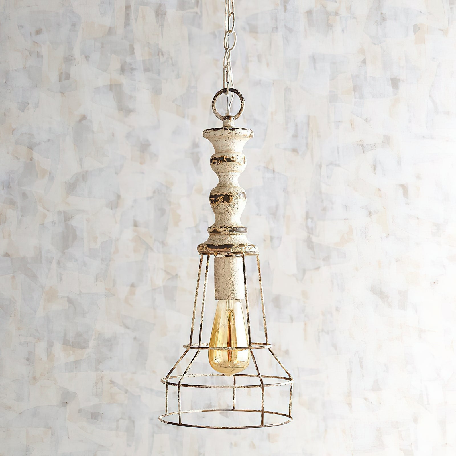 Xylo Vintage Industrial Weathered Metal Pendant Light - Lamp Copper