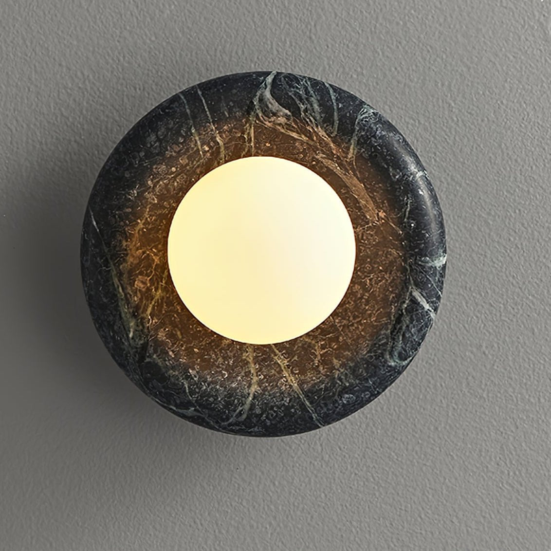 Amber Vintage Marble Wall Light - Blowlighting