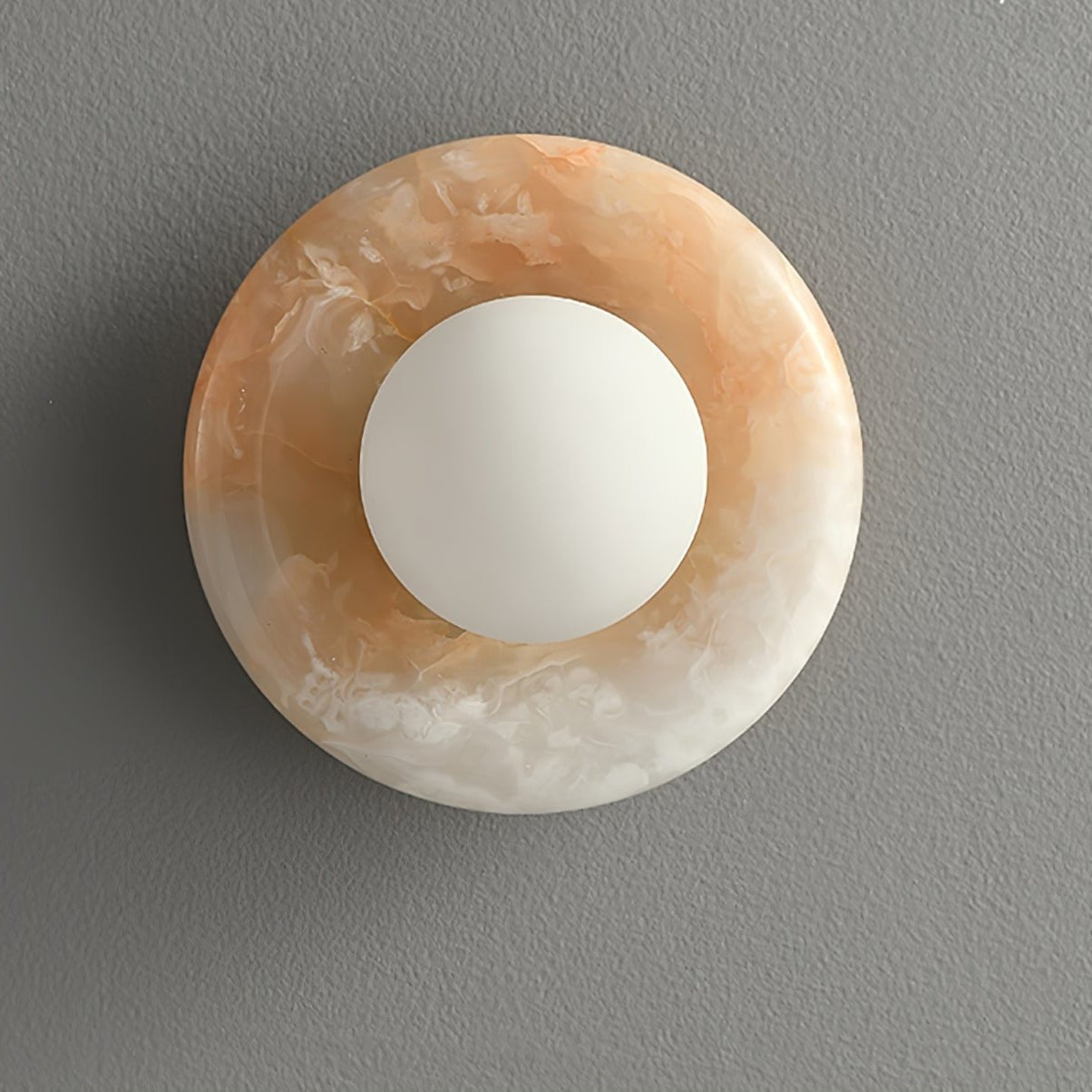 Amber Vintage Marble Wall Light - Blowlighting