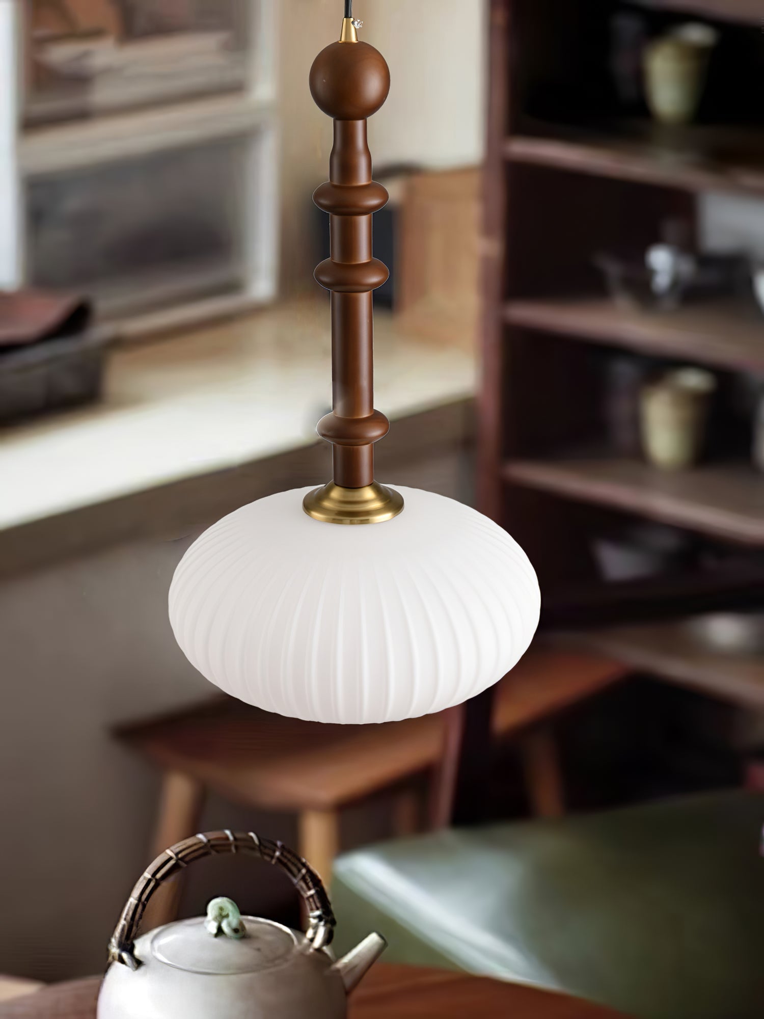 Edison Wood Pendant Light - Blowlighting