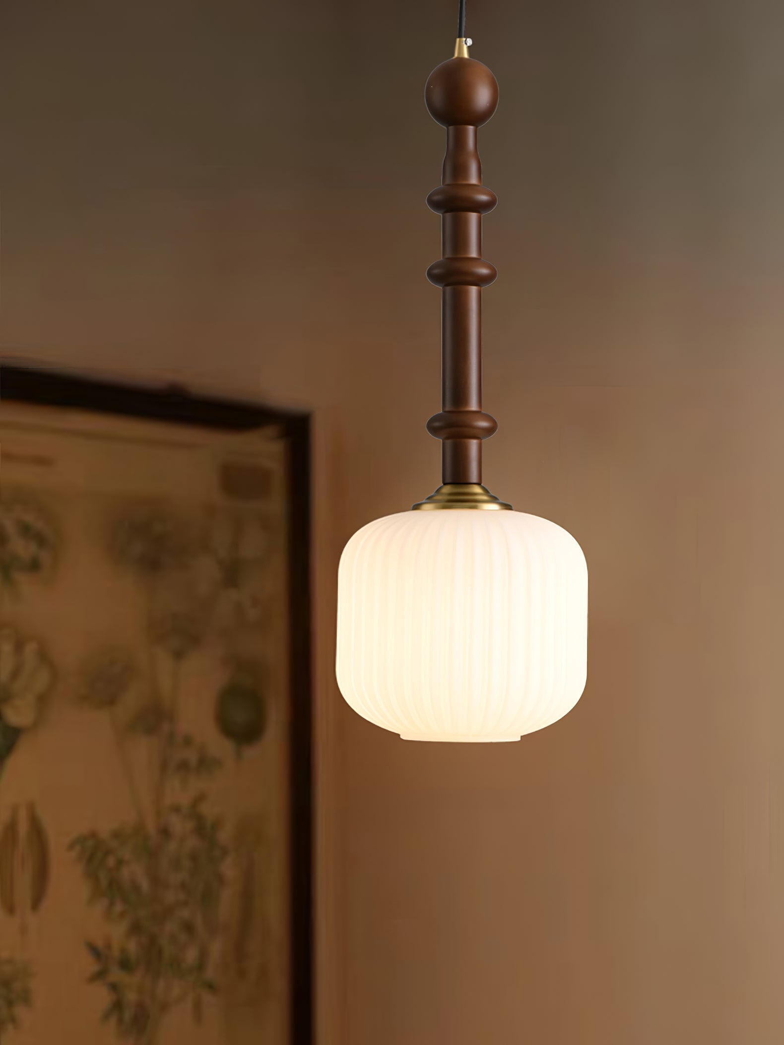 Edison Wood Pendant Light - Blowlighting