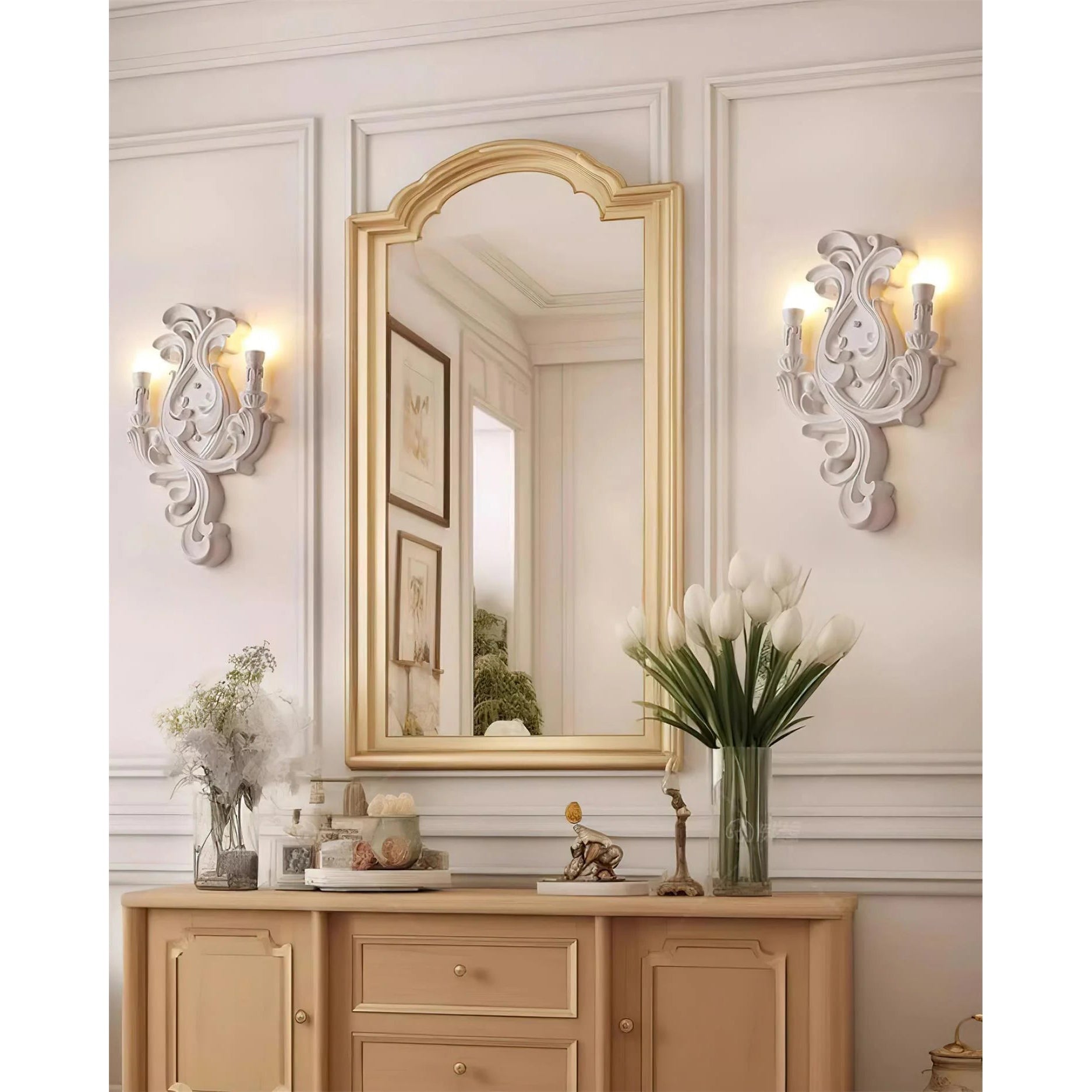 Eon Premium Elegance Traditional Plaster Wall Lamp - Lamp Copper