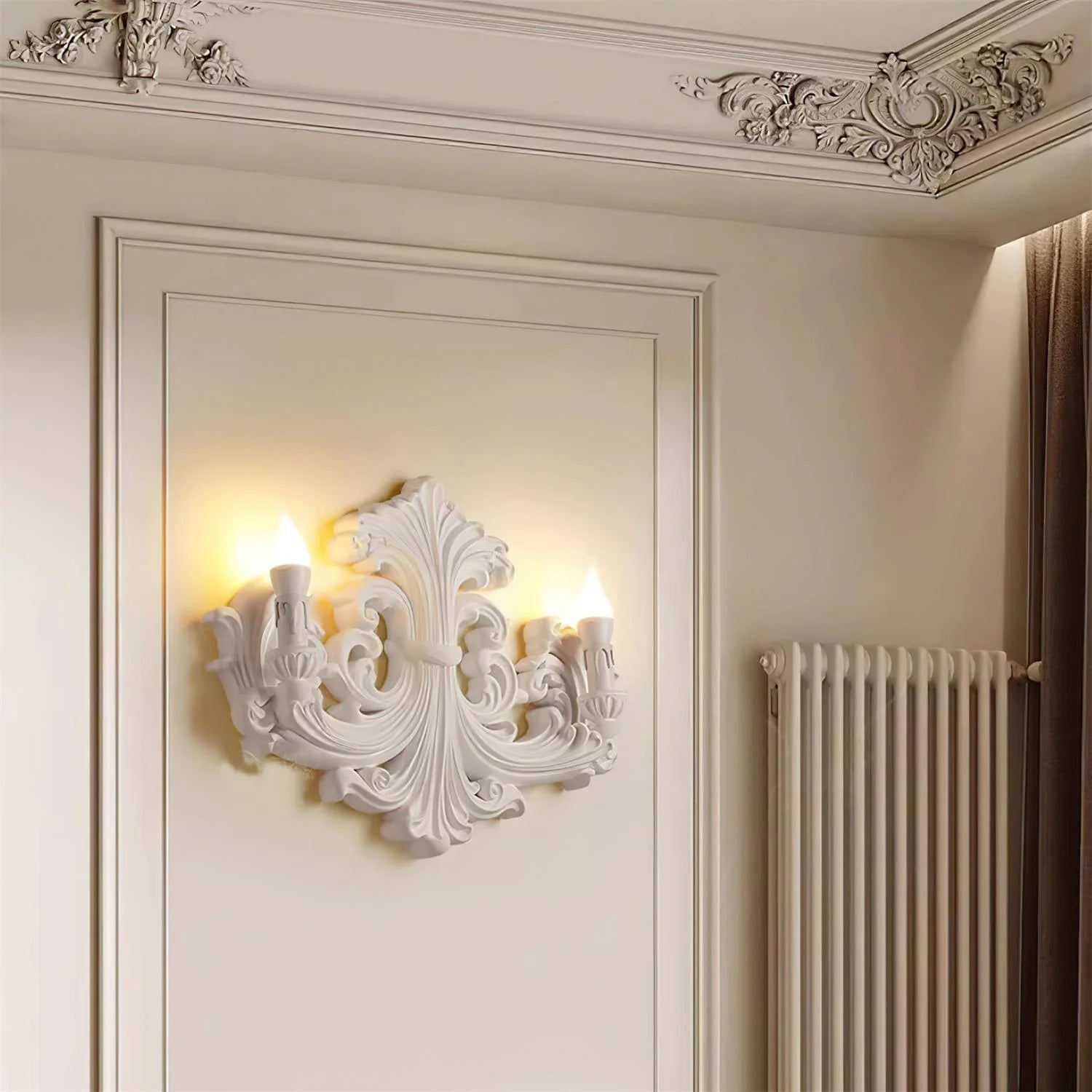 Eon Premium Elegance Traditional Plaster Wall Lamp - Lamp Copper