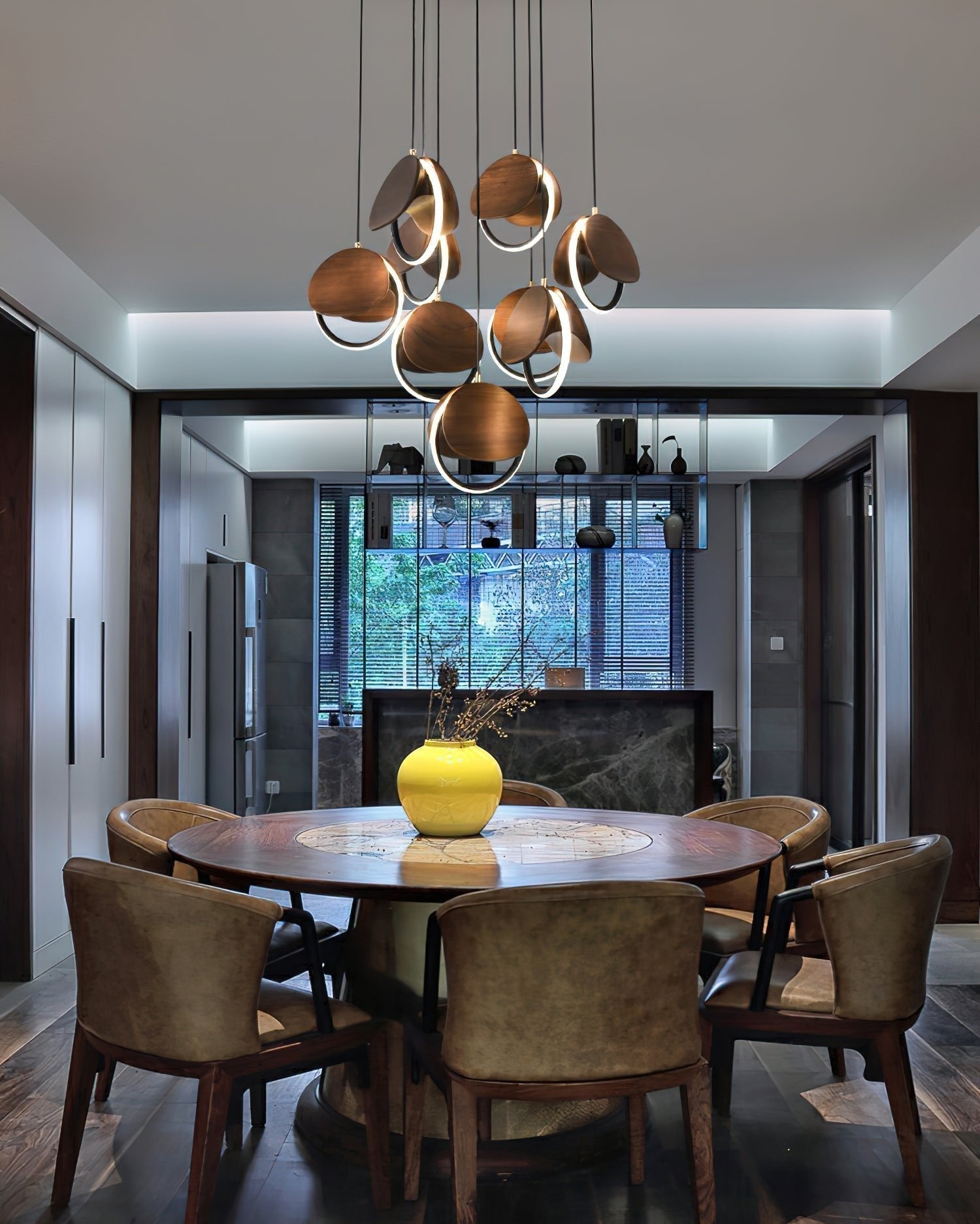 Avvelen Geometric Wood Pendant Light - Blowlighting