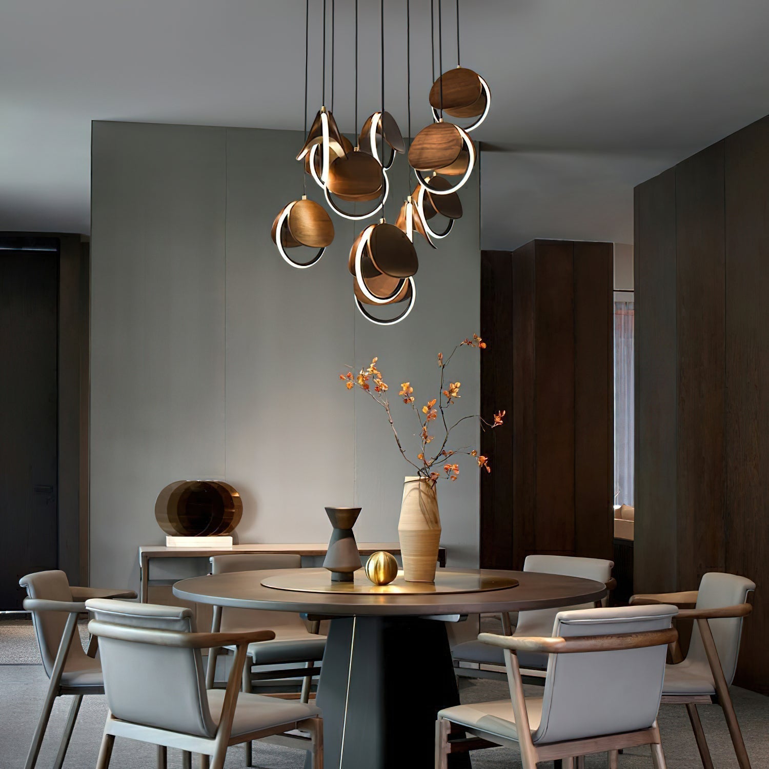 Avvelen Geometric Wood Pendant Light - Blowlighting