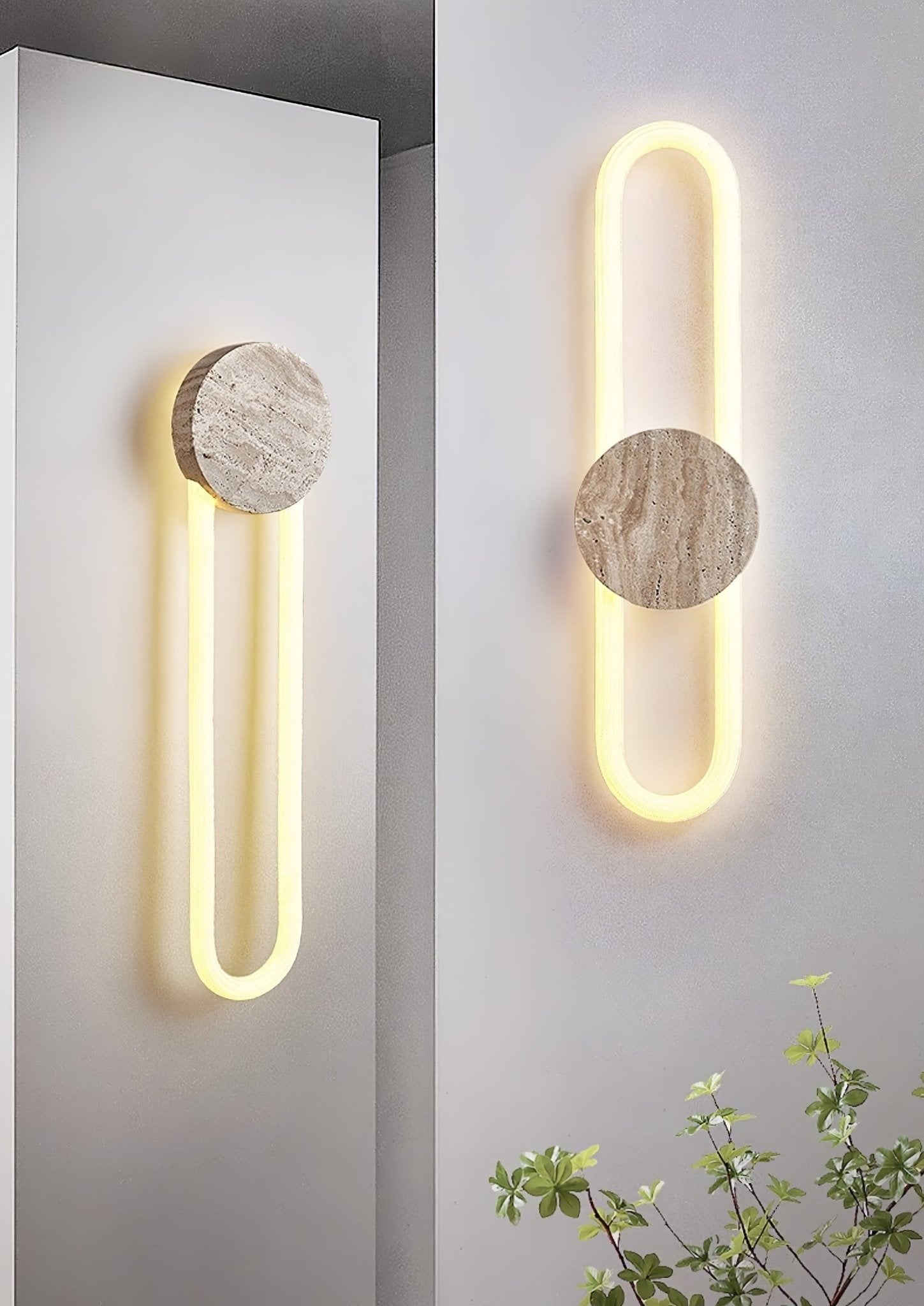 Mysole Travertine Wall Light - Neutralighting