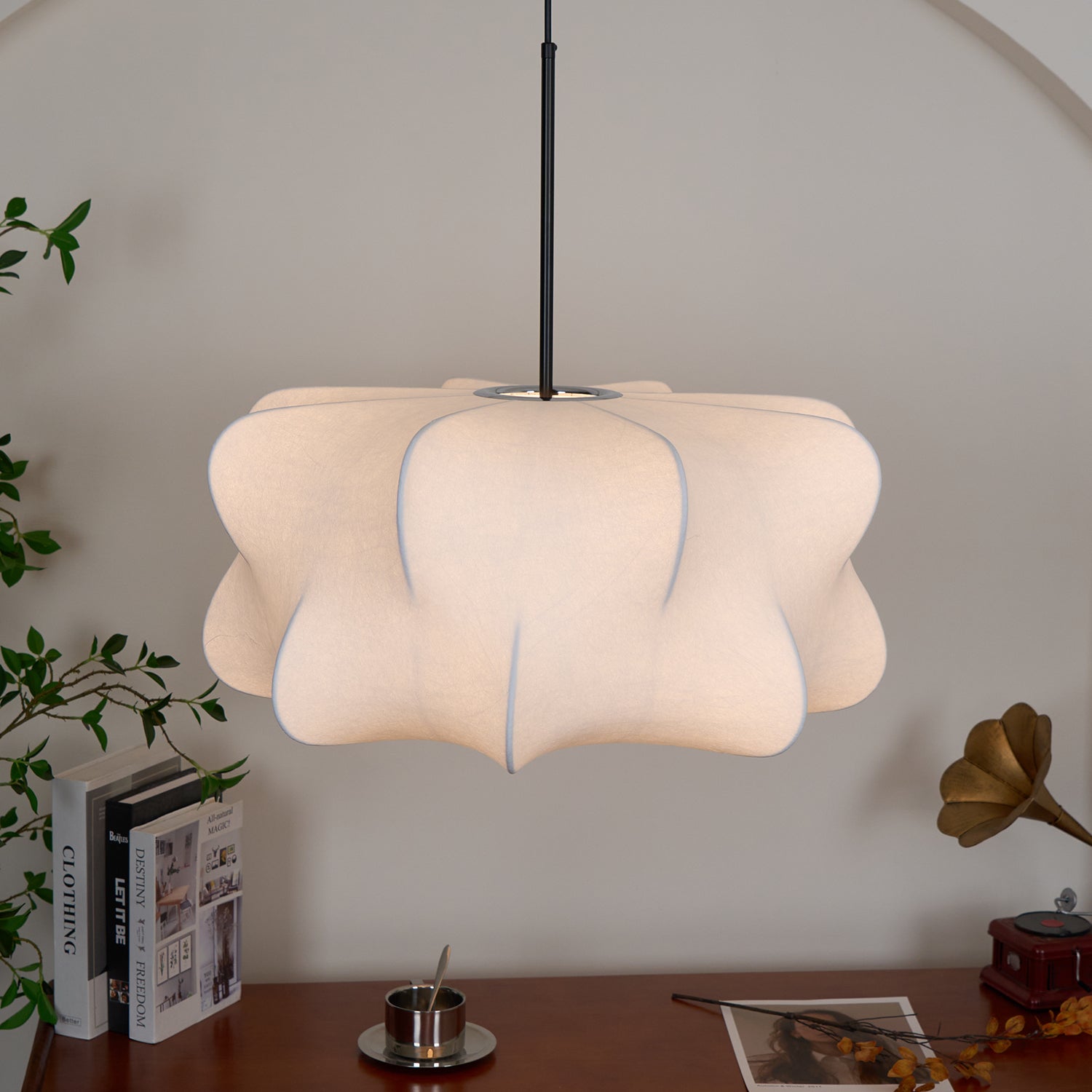 Ritta Lampada a Sospensione con Design a Bozzolo