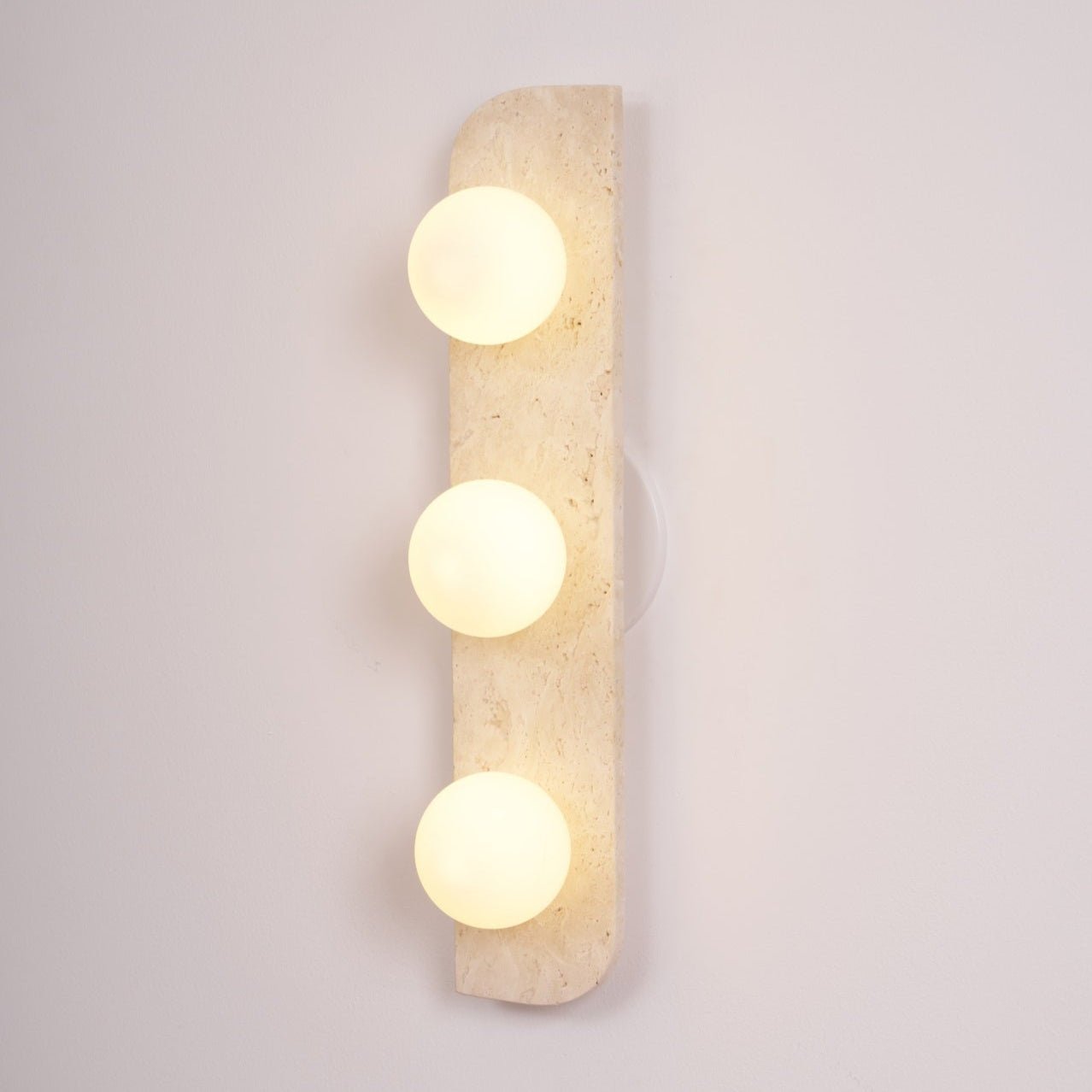 Alsilis Minimalist Travertine Wall Light - Neutralighting
