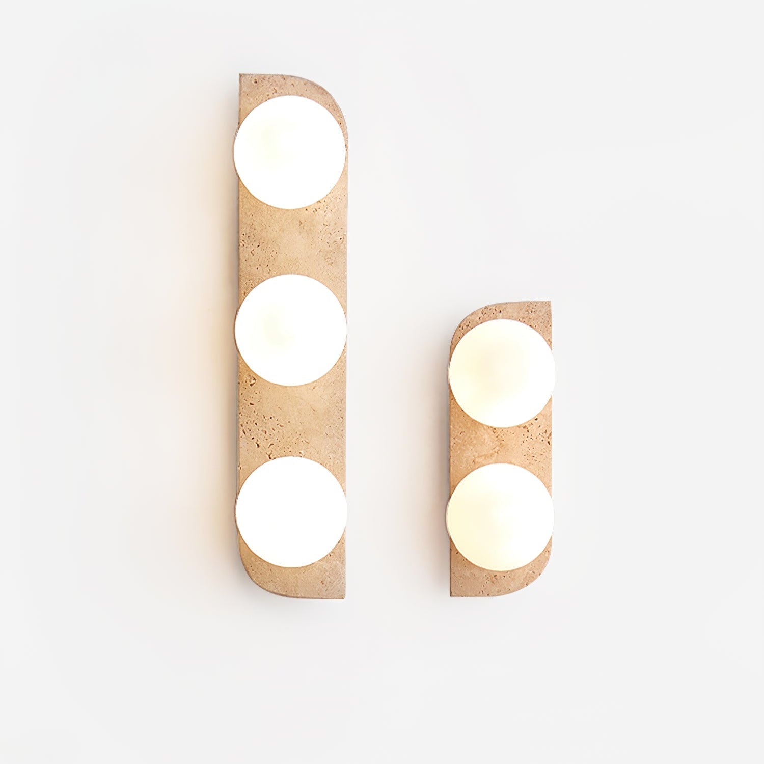 Alsilis Minimalist Travertine Wall Light - Neutralighting