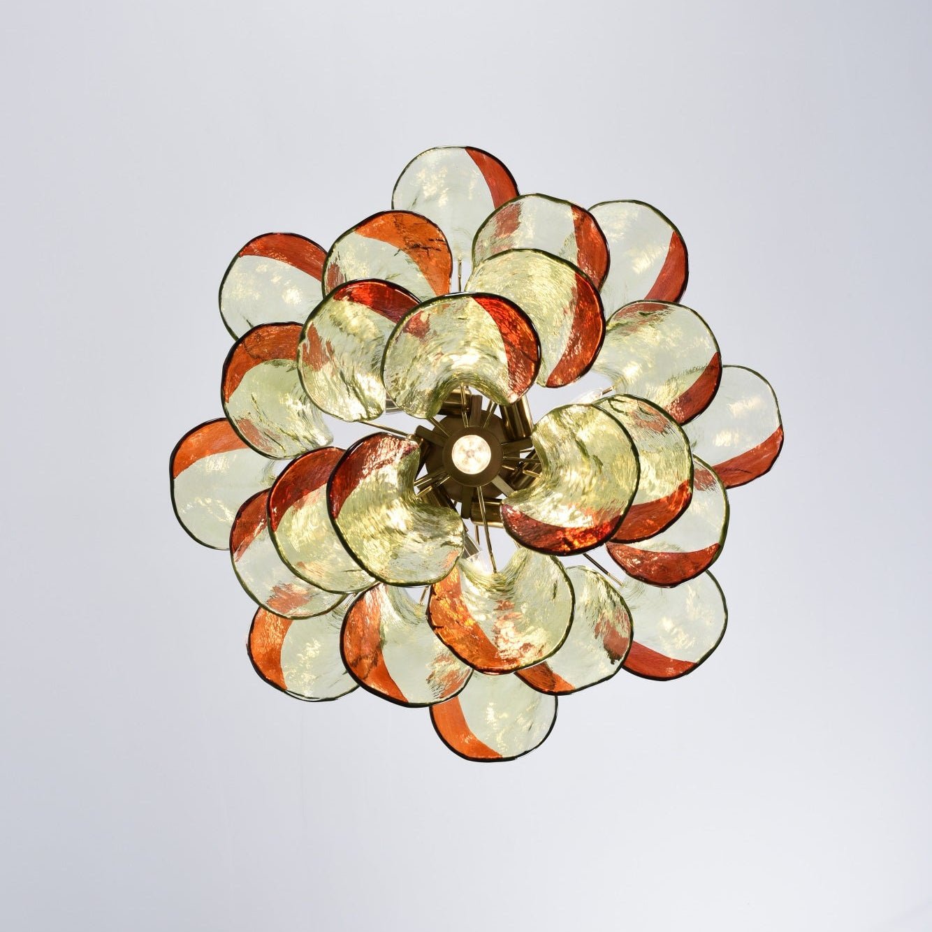 Aurora Chandelier Murano Glass Petal Elegant - Blowlighting