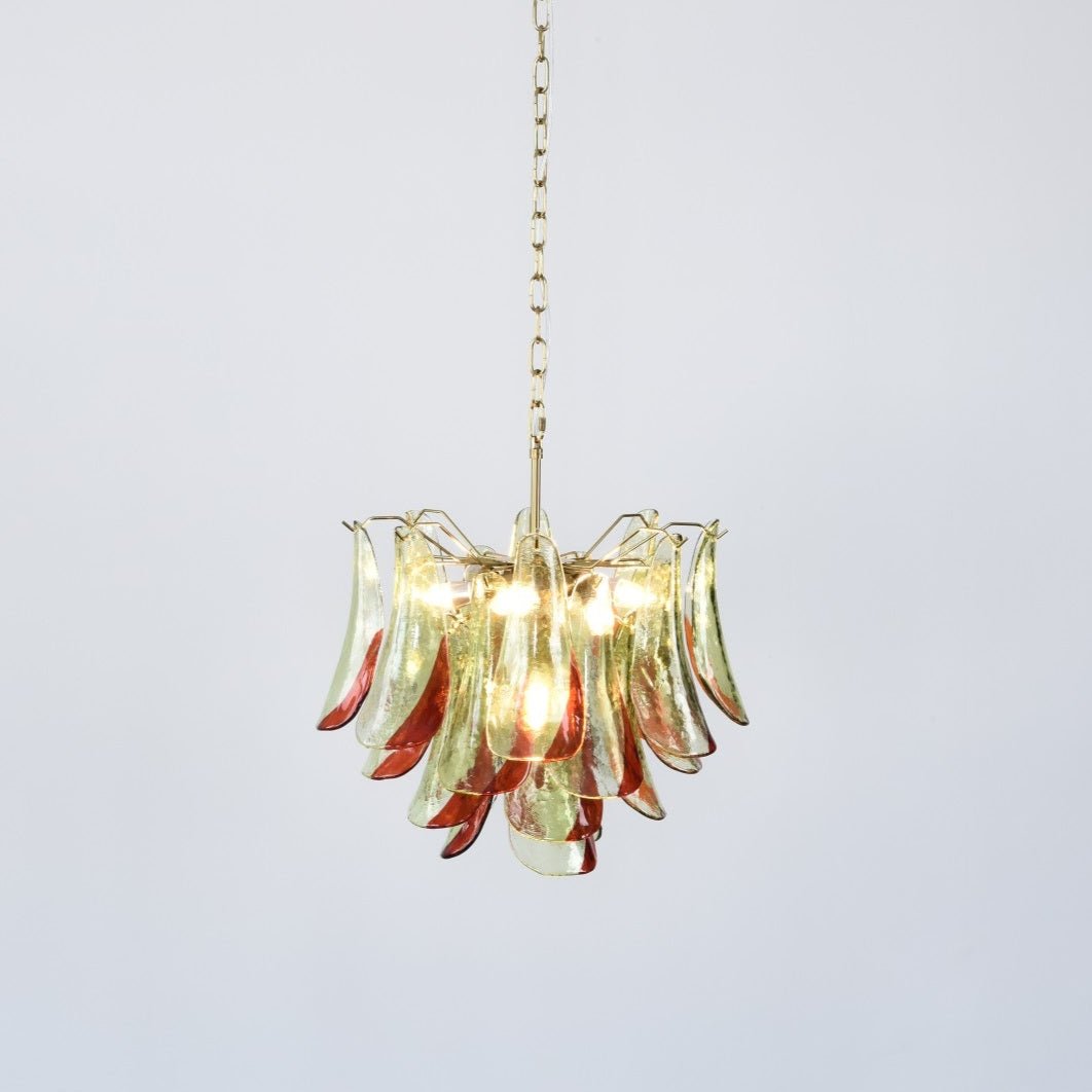 Aurora Chandelier Murano Glass Petal Elegant - Blowlighting