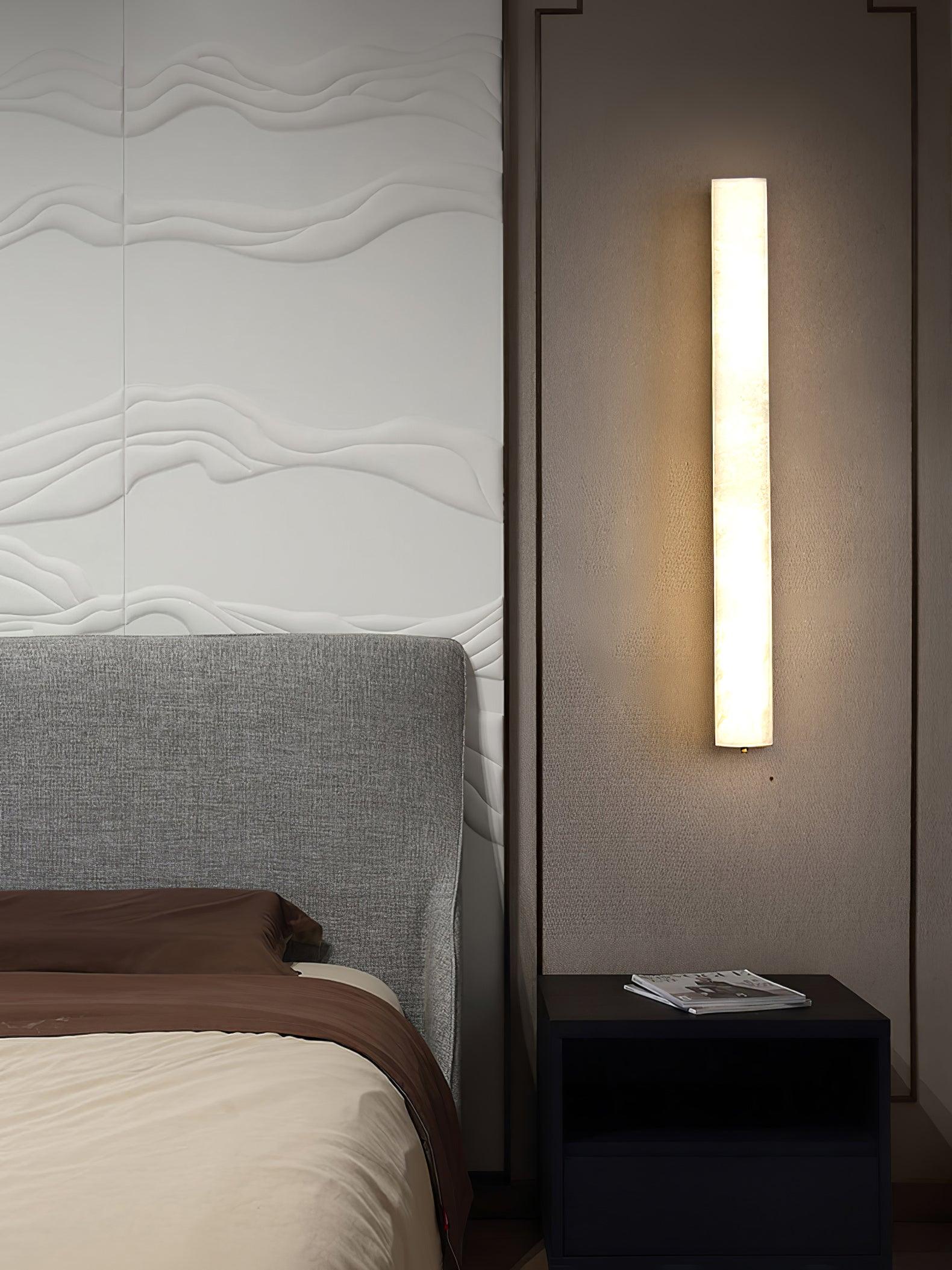 Luste Minimalist Alabaster Wall Lamp Rectangular - Neutralighting