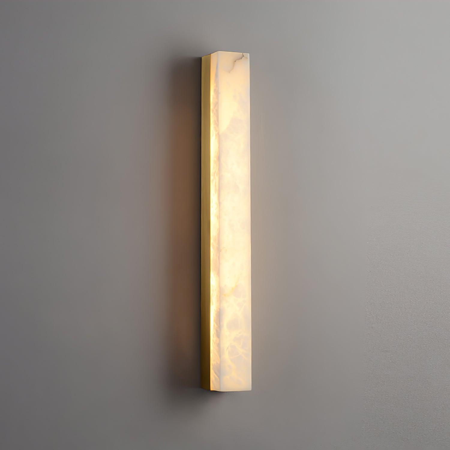 Luste Minimalist Alabaster Wall Lamp Rectangular - Neutralighting