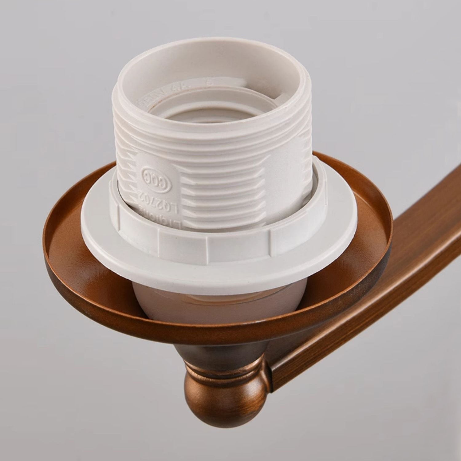 Ulrinara Postmodern Luxury Brass Glass Chandelier - Lamp Copper