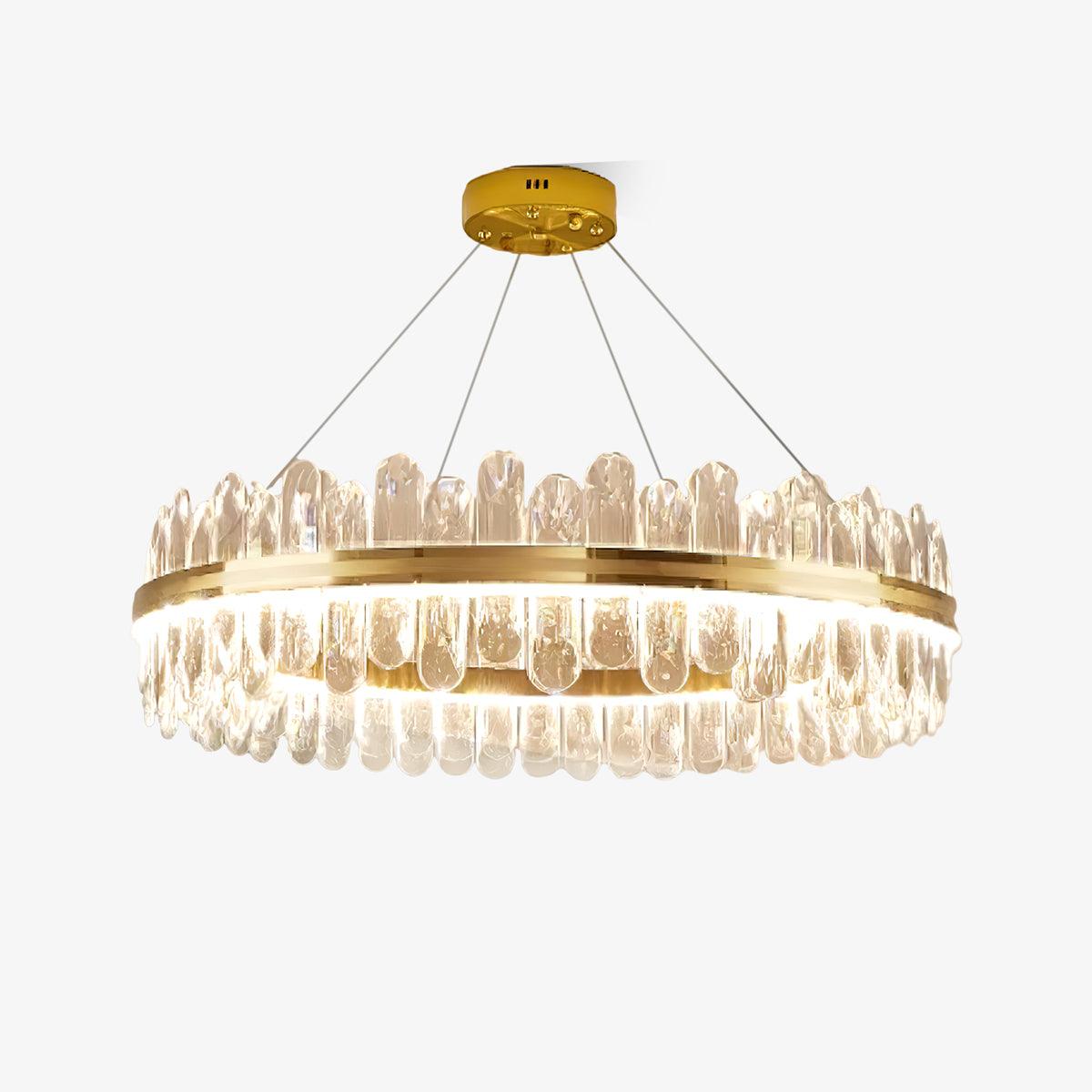 Lyvenisra Postmodern Luxury Crystal Metal Chandelier - Blowlighting