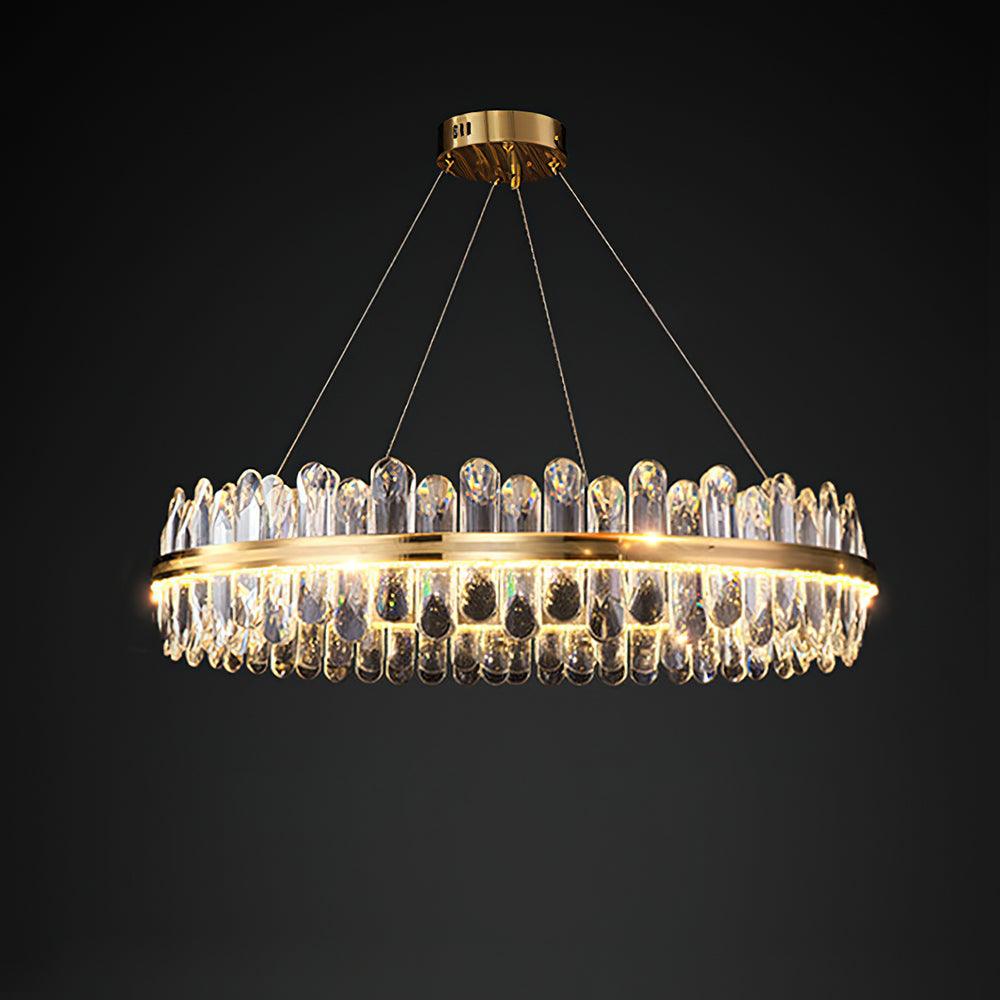 Lyvenisra Postmodern Luxury Crystal Metal Chandelier - Blowlighting