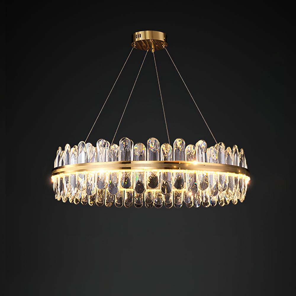 Lyvenisra Postmodern Luxury Crystal Metal Chandelier - Blowlighting