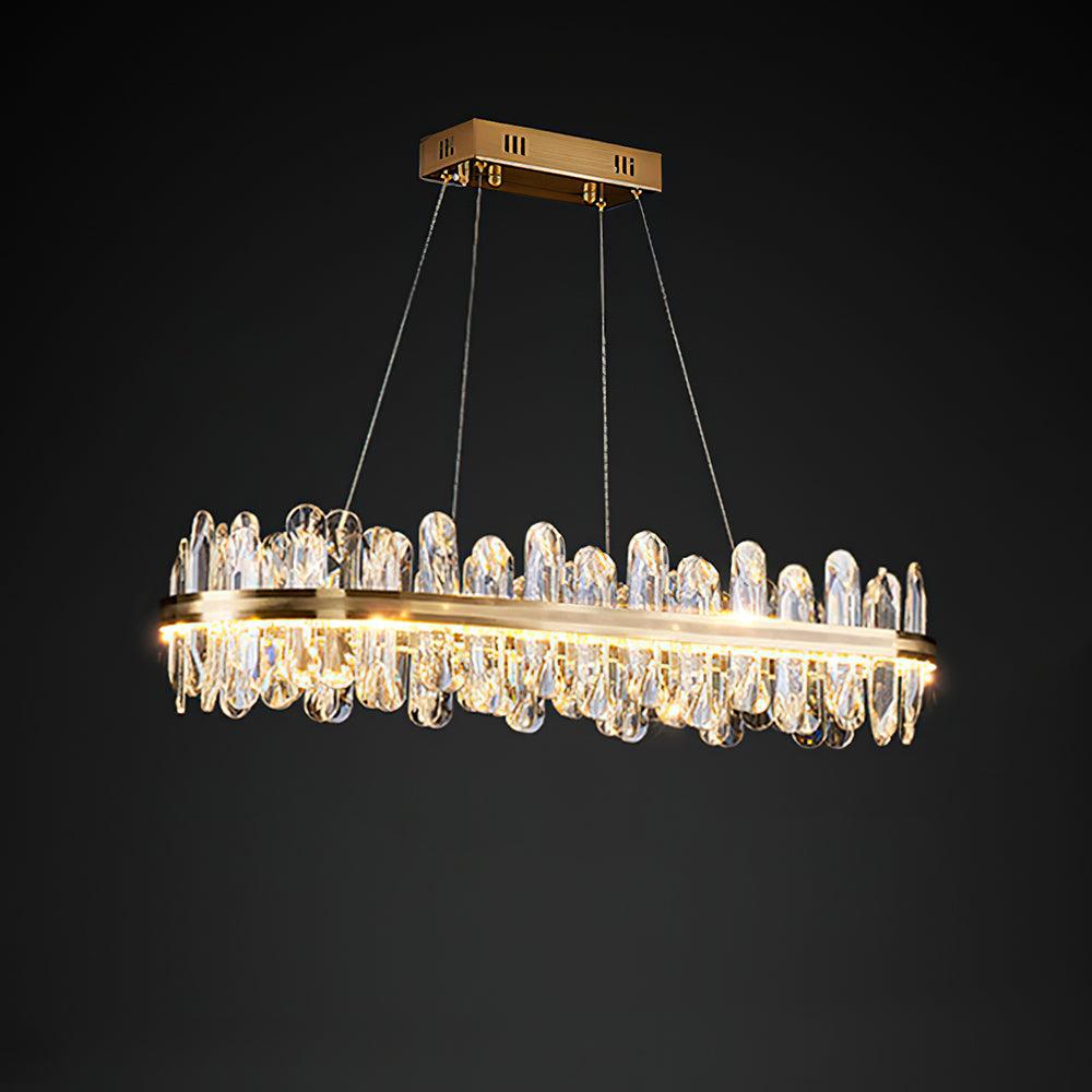 Lyvenisra Postmodern Luxury Crystal Metal Chandelier - Blowlighting