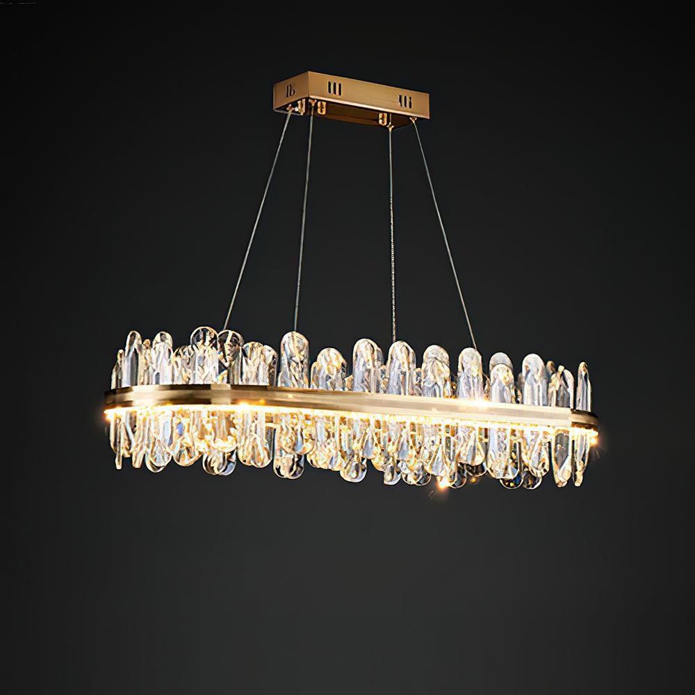 Lyvenisra Postmodern Luxury Crystal Metal Chandelier - Blowlighting