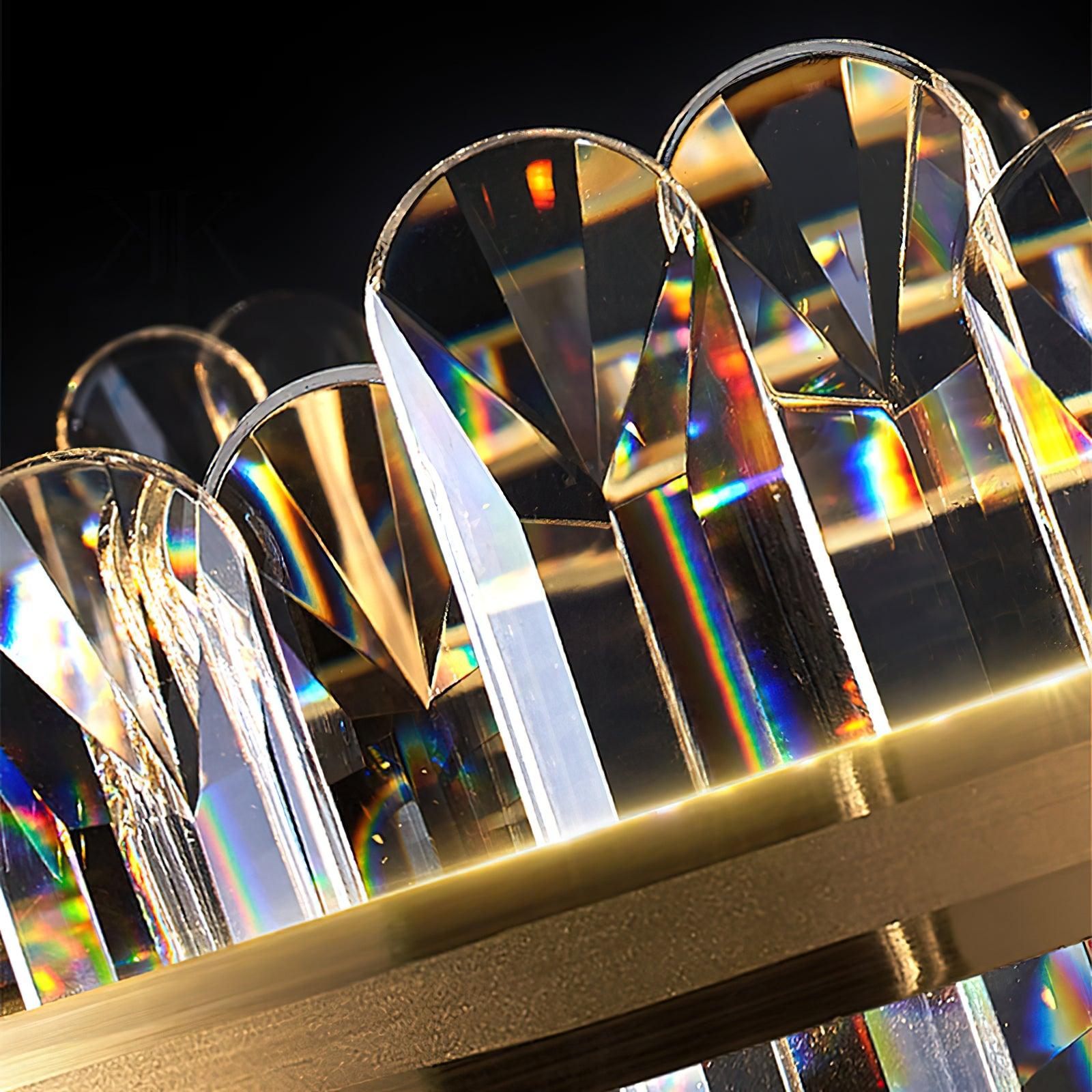 Lyvenisra Postmodern Luxury Crystal Metal Chandelier - Blowlighting