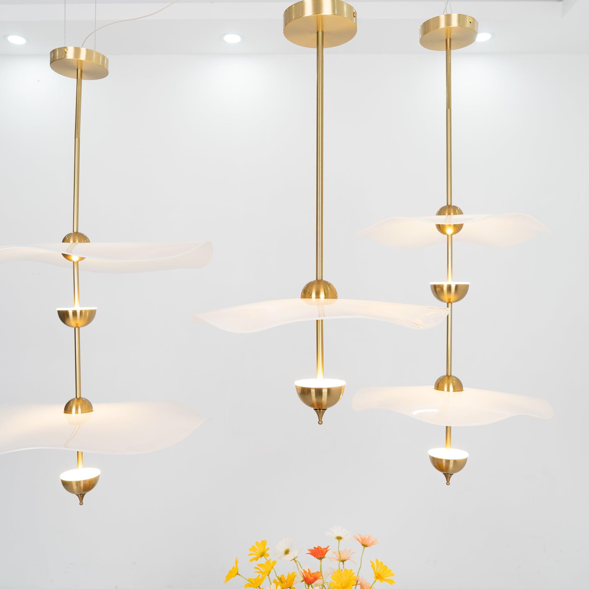 Envolee Double Biscuit Pendant Light - Blowlighting