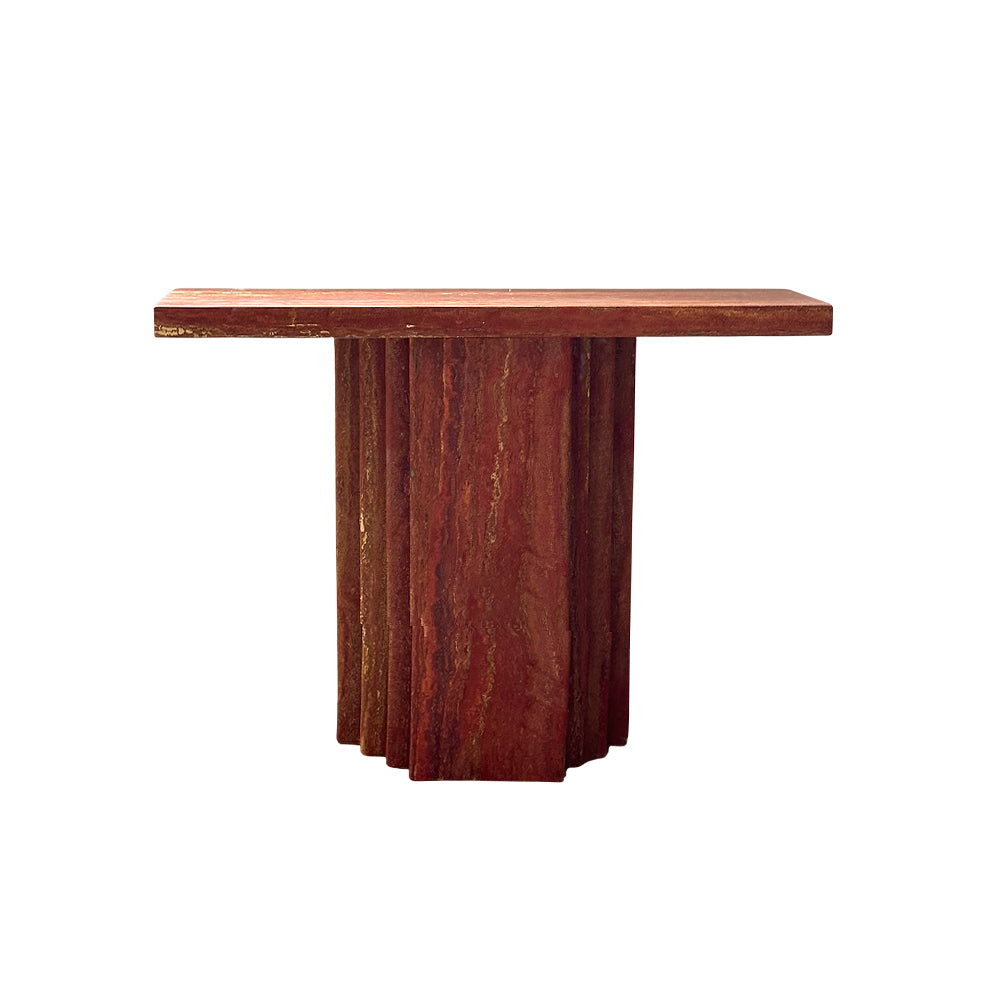 Epic Travertine Table - Lamp Copper