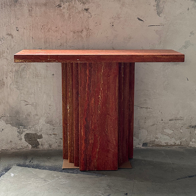 Epic Travertine Table - Lamp Copper