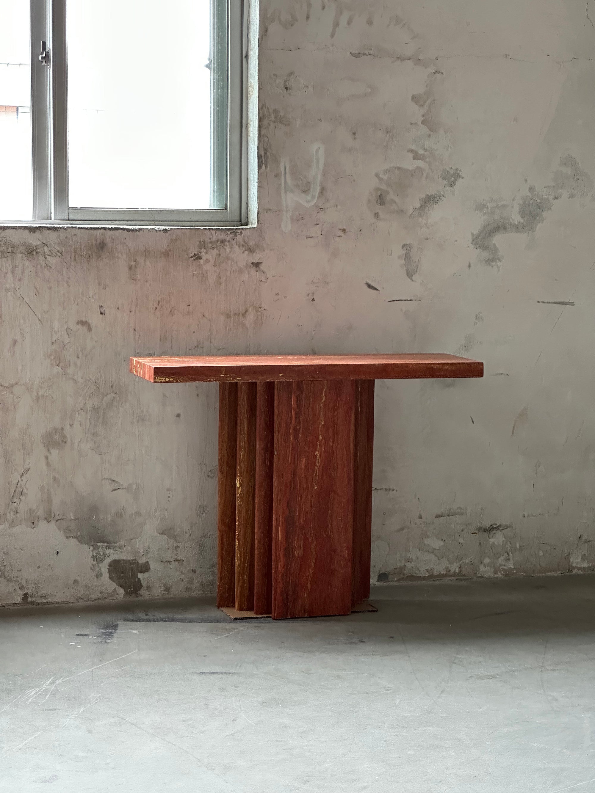 Epic Travertine Table - Lamp Copper