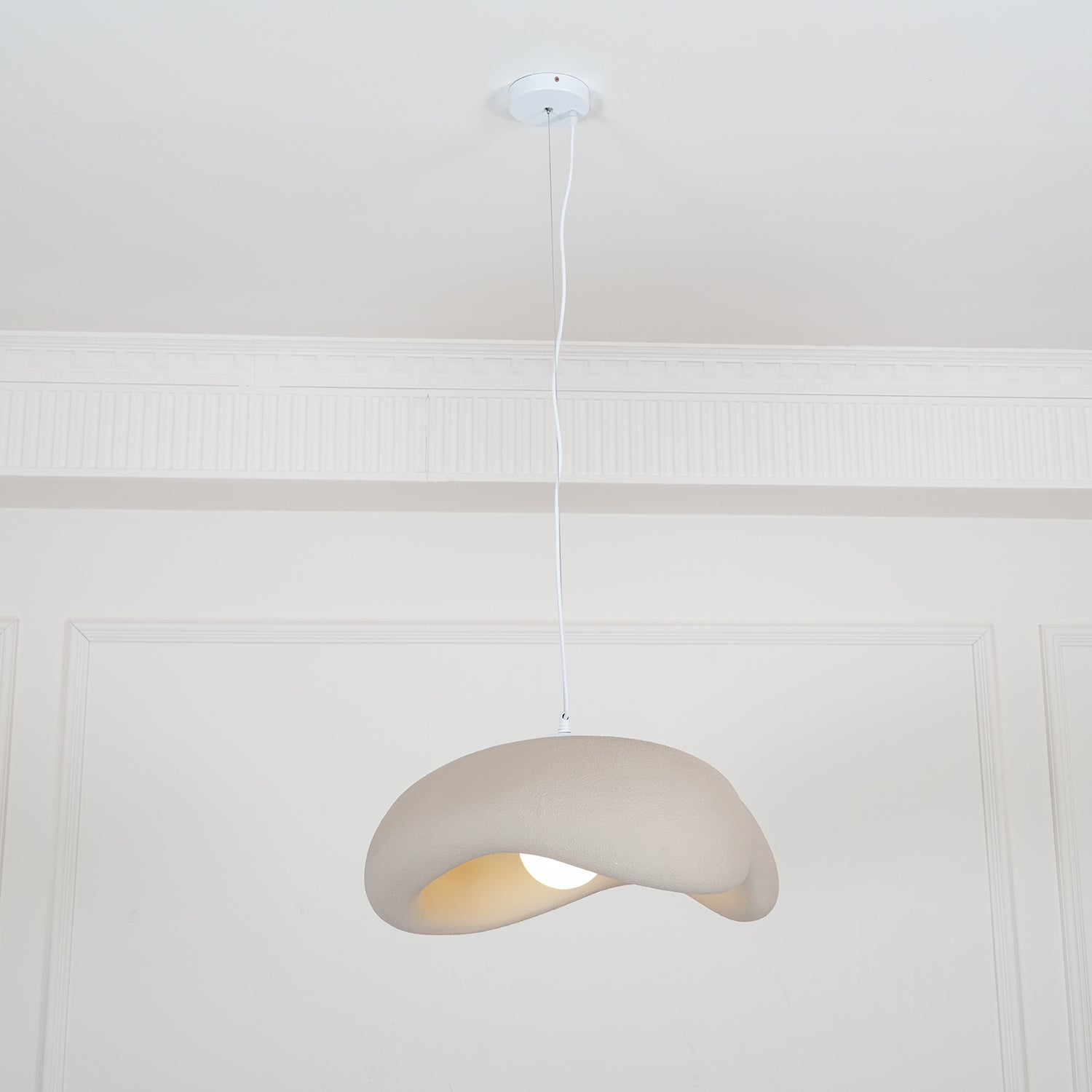 Avi Lampada a Sospensione Stile Wabi Sabi per Soggiorno Naturale