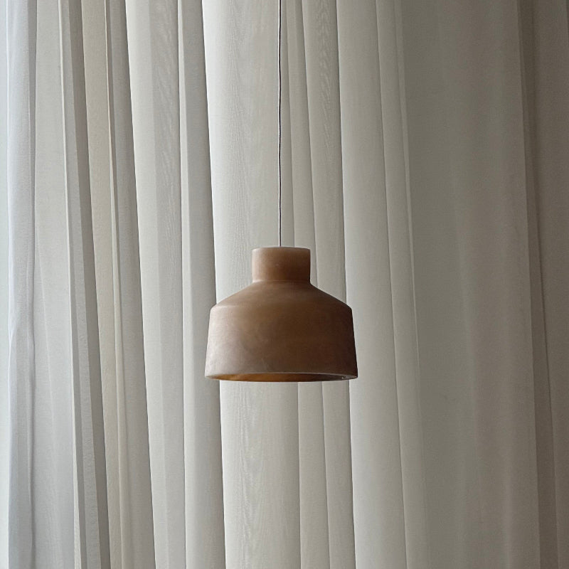 Aursore Modern Minimalist Alabaster Pendant Lamp - Lamp Copper
