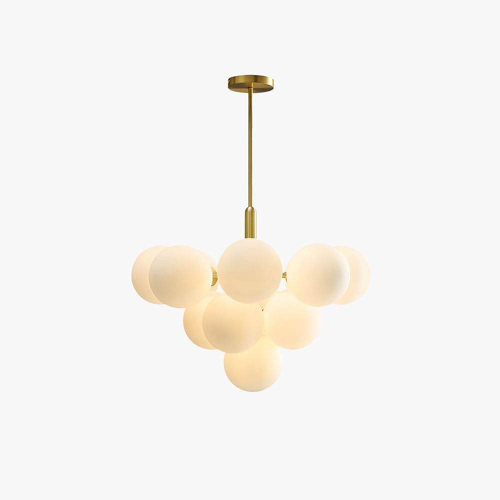 Valentina Nordico Metallo/Vetro Lux Lampadario Rame Camera da letto/Soggiorno/Sala da Pranzo