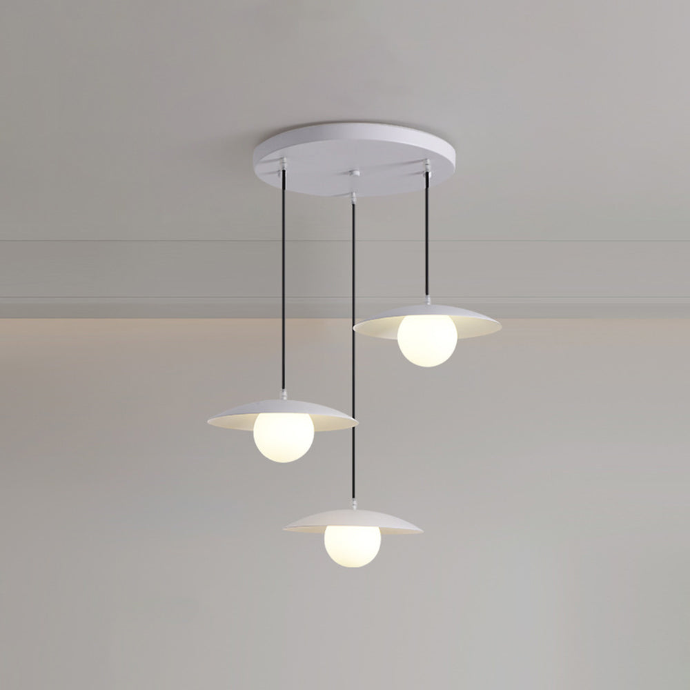 Valentina Moderno Metallo/Vetro LED Sospensione Bianco Camera da letto/Cucina