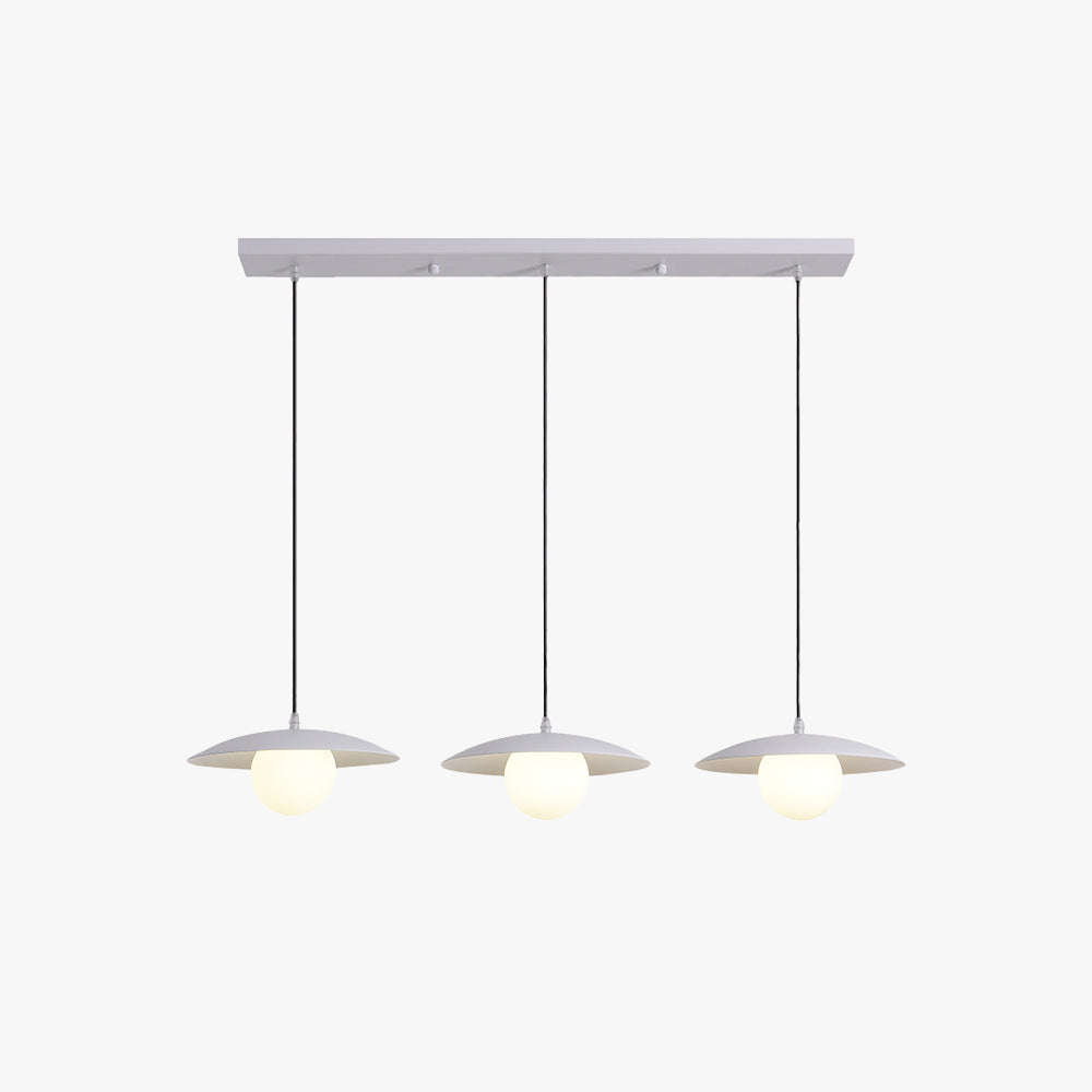 Valentina Moderno Metallo/Vetro LED Sospensione Bianco Camera da letto/Cucina