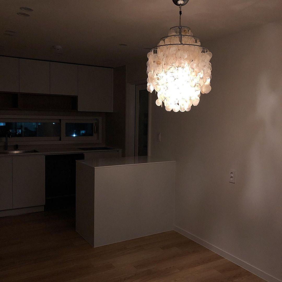 Round Shell Chandelier - Blowlighting